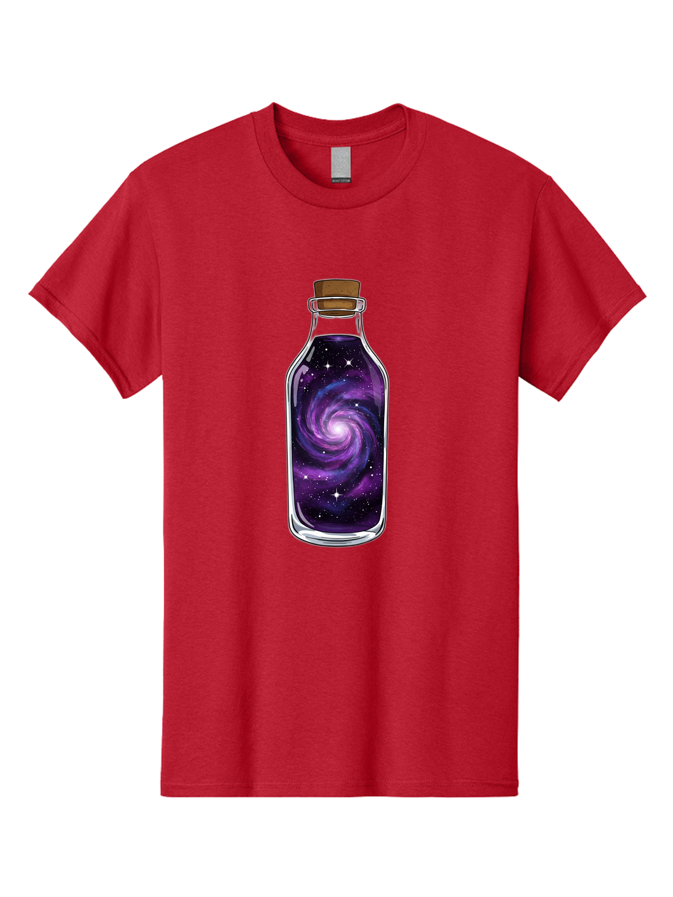 Galaxy-In-Bottle-16 Men'S Graphic Tee, 100% Cotton, Comfortable Casual Summer Wear, Machine Washable, Vintage Camera, Old Camera, Antique Camera, Black Camera, Classic Photography, Photography Equipment, Nostalgic Device, Film Camera, Baj027