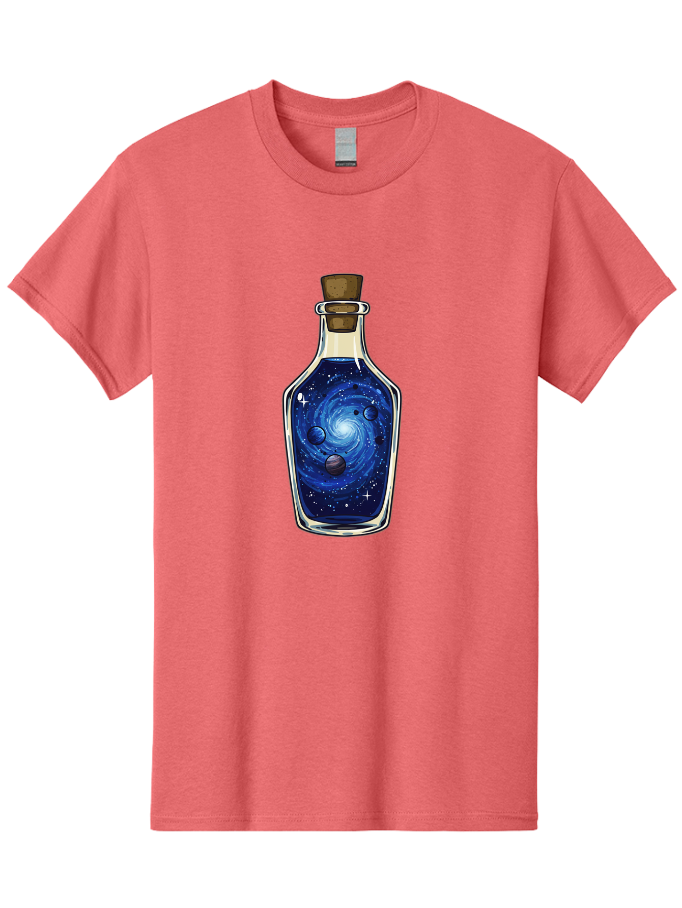 Galaxy-In-Bottle-18 Men'S Graphic Tee, 100% Cotton, Comfortable Casual Summer Wear, Machine Washable, Vintage Camera, Old Camera, Antique Camera, Black Camera, Classic Photography, Photography Equipment, Nostalgic Device, Film Camera, Baj029