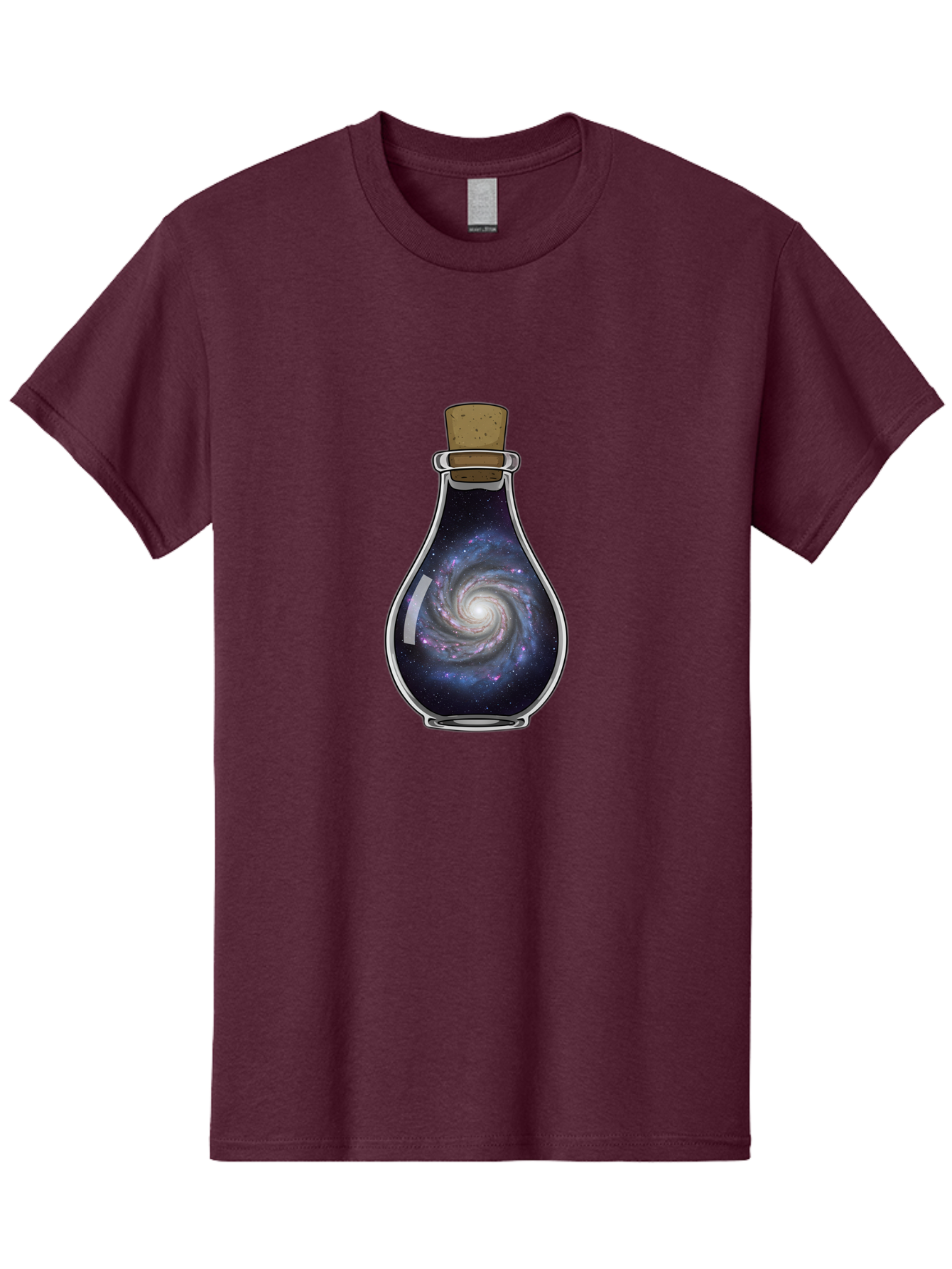 Galaxy-In-Bottle-19 Men'S Graphic Tee, 100% Cotton, Comfortable Casual Summer Wear, Machine Washable, Vintage Camera, Old Camera, Antique Camera, Black Camera, Classic Photography, Photography Equipment, Nostalgic Device, Film Camera, Baj030