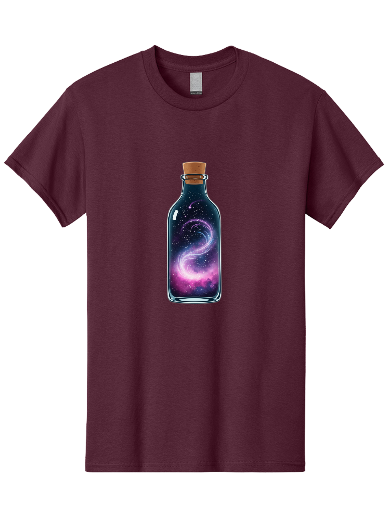 Galaxy-In-Bottle-20 Men'S Graphic Tee, 100% Cotton, Comfortable Casual Summer Wear, Machine Washable, Vintage Camera, Old Camera, Antique Camera, Black Camera, Classic Photography, Photography Equipment, Nostalgic Device, Film Camera, Baj032