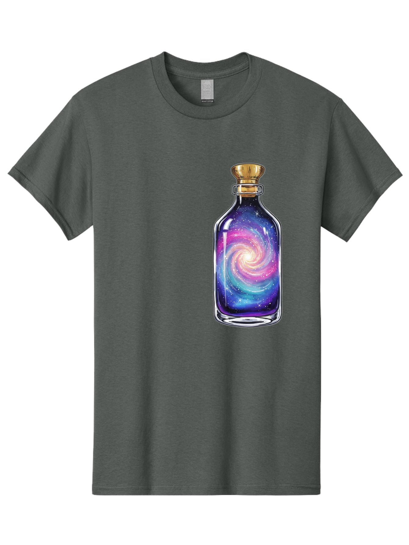 Galaxy-In-Bottle-21 Men'S Graphic Tee, 100% Cotton, Comfortable Casual Summer Wear, Machine Washable, Vintage Camera, Old Camera, Antique Camera, Black Camera, Classic Photography, Photography Equipment, Nostalgic Device, Film Camera, Baj033