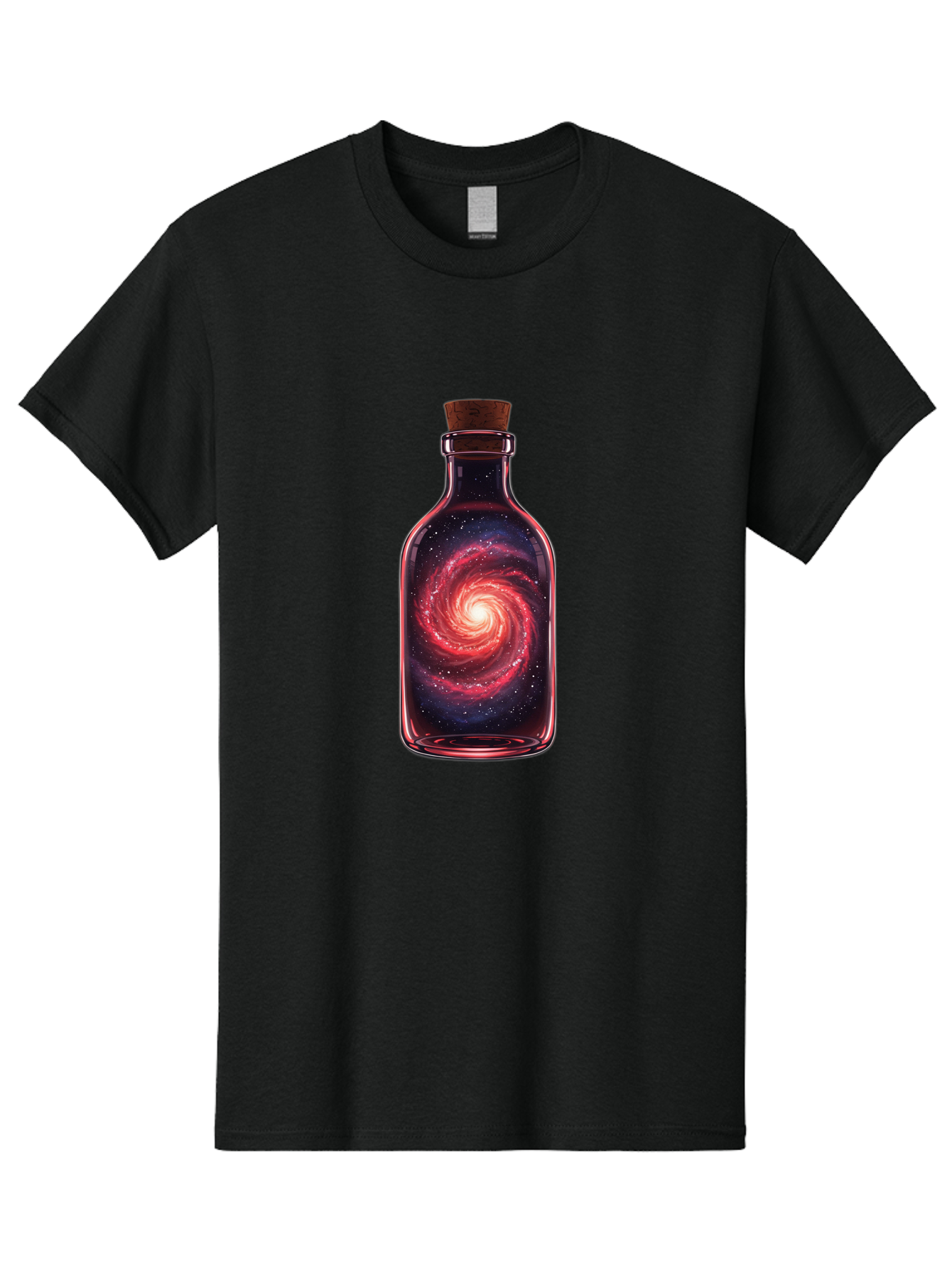 Galaxy-In-Bottle-23 Men'S Graphic Tee, 100% Cotton, Comfortable Casual Summer Wear, Machine Washable, Vintage Camera, Old Camera, Antique Camera, Black Camera, Classic Photography, Photography Equipment, Nostalgic Device, Film Camera, Baj035