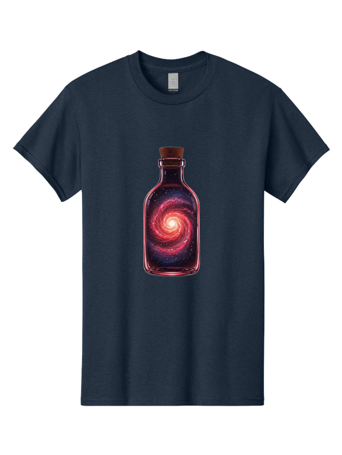 Galaxy-In-Bottle-23 Men'S Graphic Tee, 100% Cotton, Comfortable Casual Summer Wear, Machine Washable, Vintage Camera, Old Camera, Antique Camera, Black Camera, Classic Photography, Photography Equipment, Nostalgic Device, Film Camera, Baj035