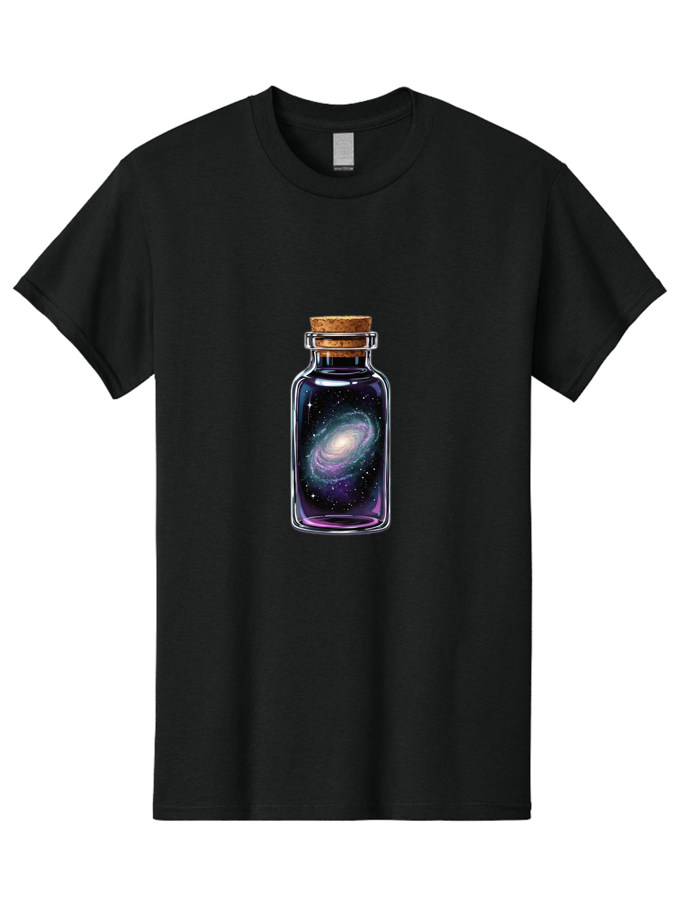 Galaxy-In-Bottle-27 Men'S Graphic Tee, 100% Cotton, Comfortable Casual Summer Wear, Machine Washable, Vintage Camera, Old Camera, Antique Camera, Black Camera, Classic Photography, Photography Equipment, Nostalgic Device, Film Camera, Baj039