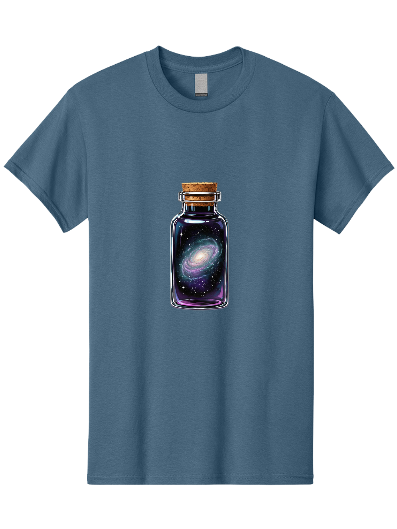 Galaxy-In-Bottle-27 Men'S Graphic Tee, 100% Cotton, Comfortable Casual Summer Wear, Machine Washable, Vintage Camera, Old Camera, Antique Camera, Black Camera, Classic Photography, Photography Equipment, Nostalgic Device, Film Camera, Baj039