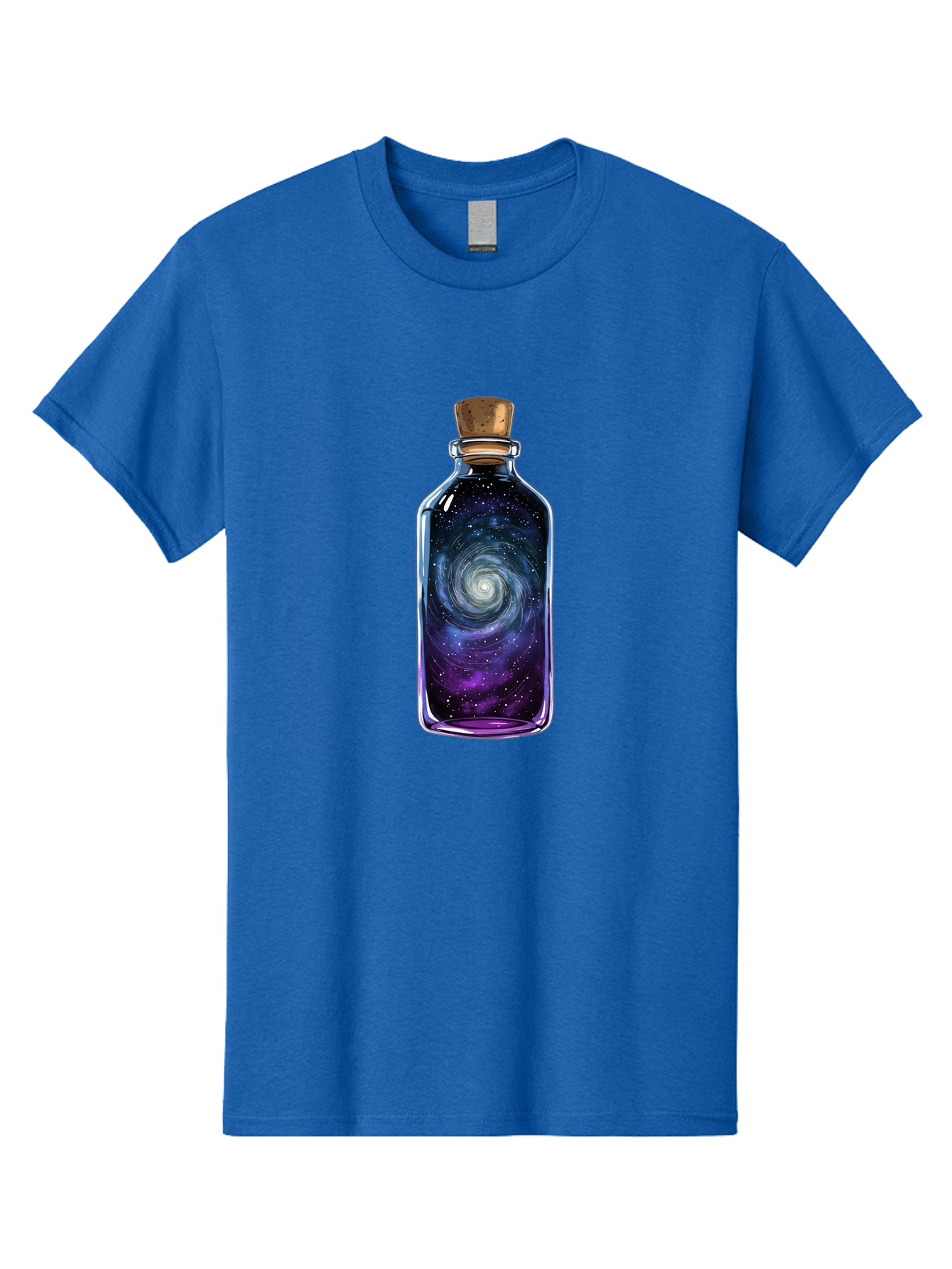 Galaxy-In-Bottle-3 Men'S Graphic Tee, 100% Cotton, Comfortable Casual Summer Wear, Machine Washable, Vintage Camera, Old Camera, Antique Camera, Black Camera, Classic Photography, Photography Equipment, Nostalgic Device, Film Camera, Baj041