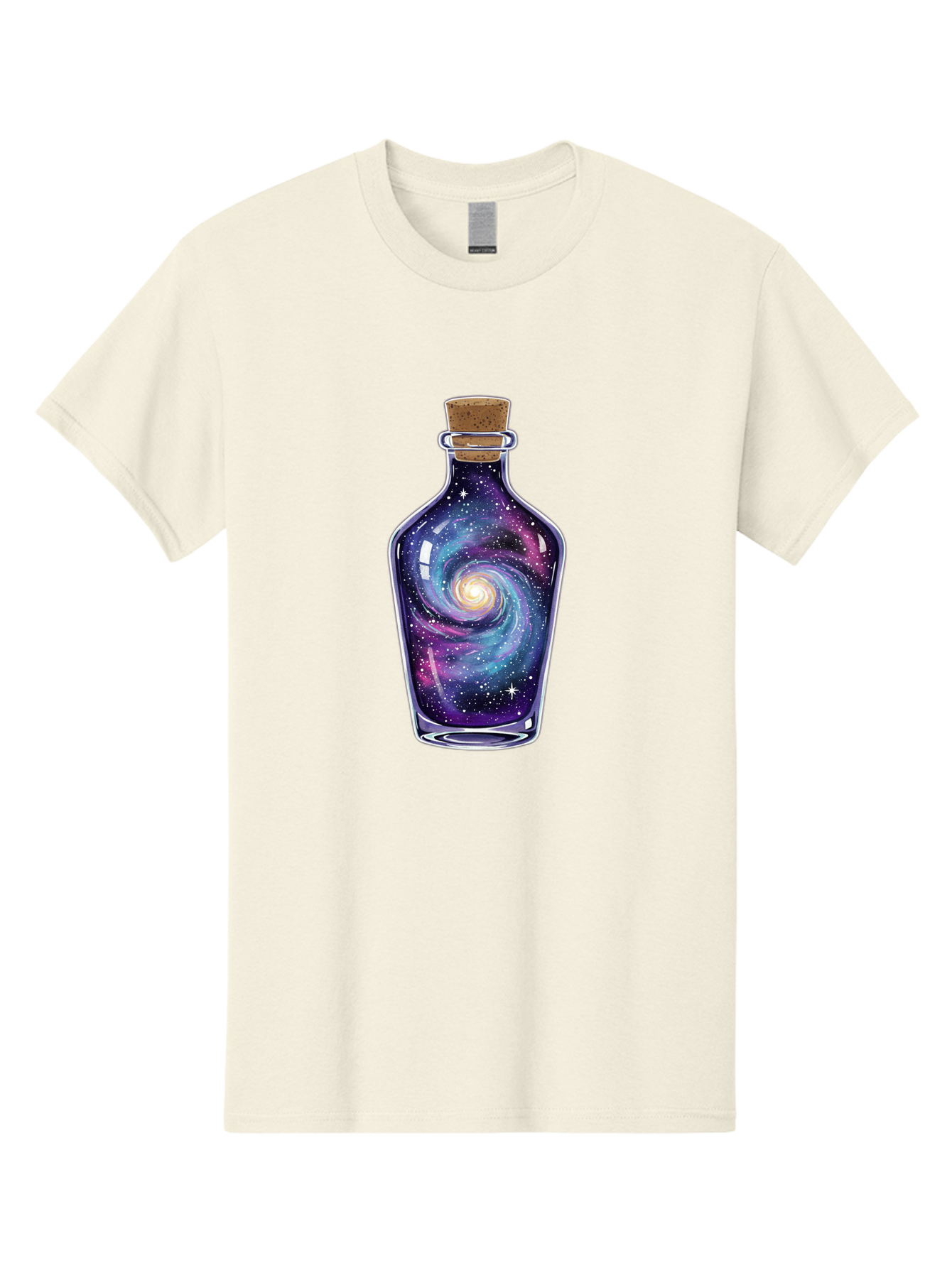 Galaxy-In-Bottle-6 Men'S Graphic Tee, 100% Cotton, Comfortable Casual Summer Wear, Machine Washable, Vintage Camera, Old Camera, Antique Camera, Black Camera, Classic Photography, Photography Equipment, Nostalgic Device, Film Camera, Baj044