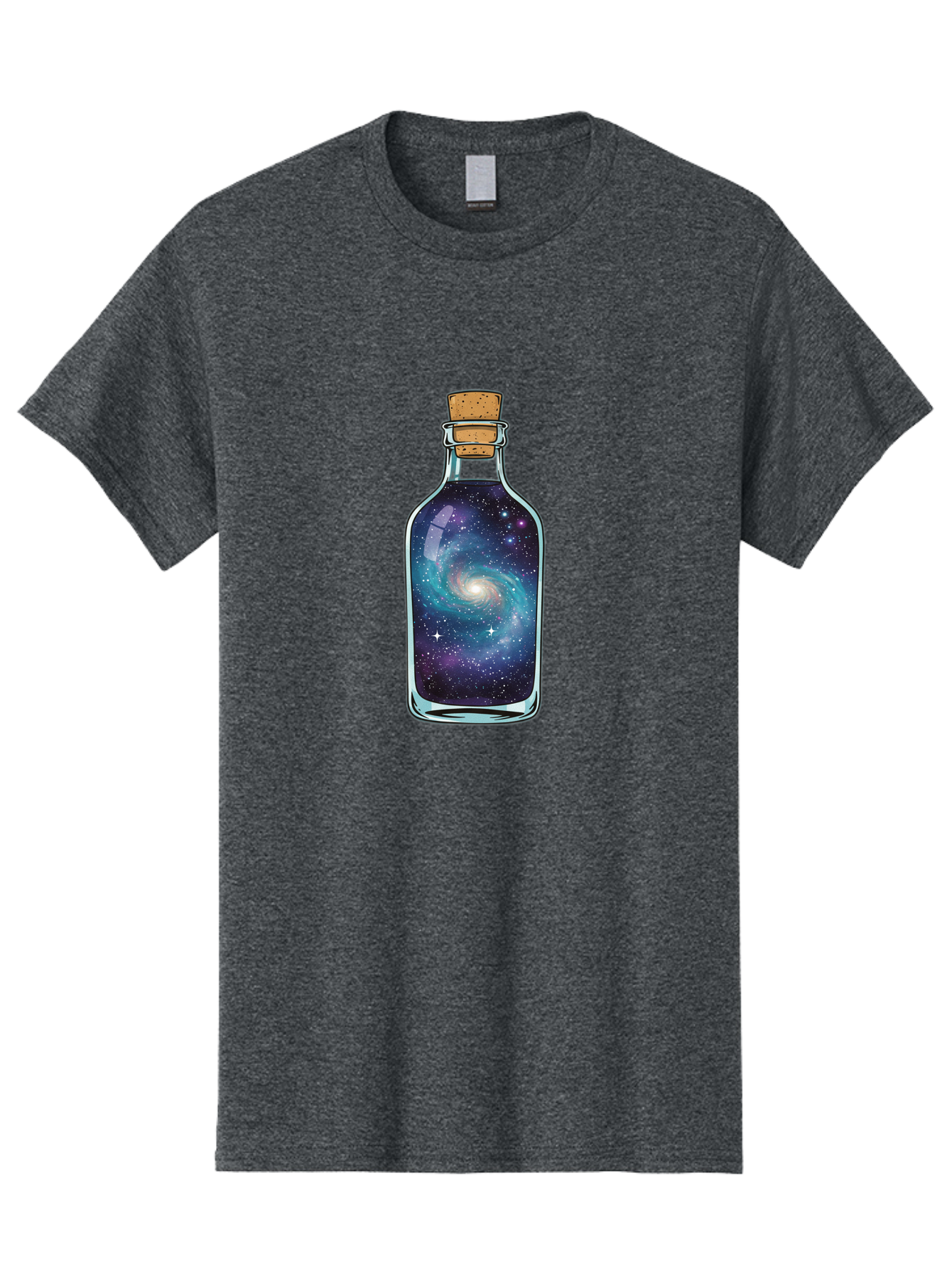 Galaxy-In-Bottle-7 Men'S Graphic Tee, 100% Cotton, Comfortable Casual Summer Wear, Machine Washable, Vintage Camera, Old Camera, Antique Camera, Black Camera, Classic Photography, Photography Equipment, Nostalgic Device, Film Camera, Baj045