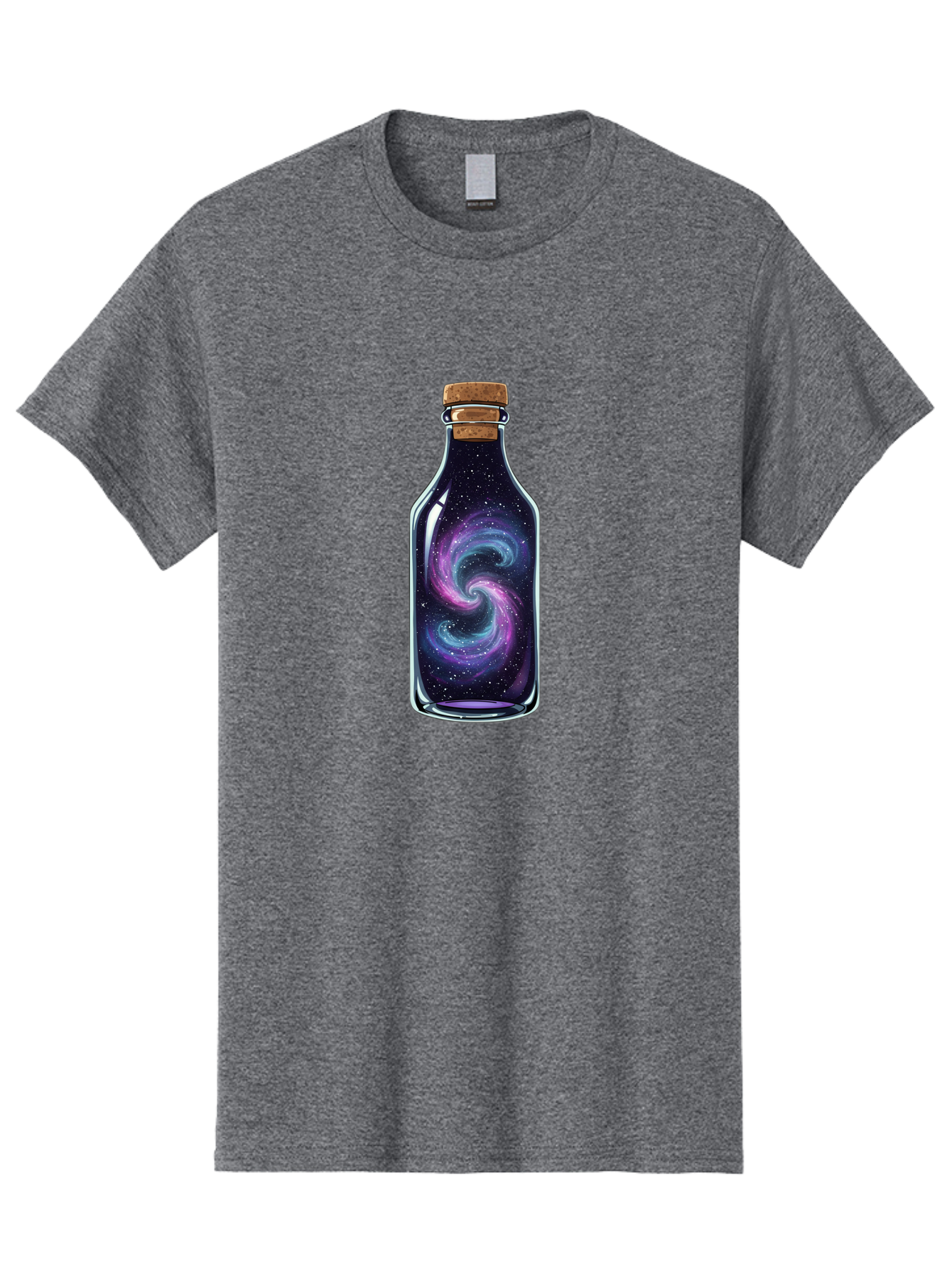 Galaxy-In-Bottle-8 Men'S Graphic Tee, 100% Cotton, Comfortable Casual Summer Wear, Machine Washable, Vintage Camera, Old Camera, Antique Camera, Black Camera, Classic Photography, Photography Equipment, Nostalgic Device, Film Camera, Baj046