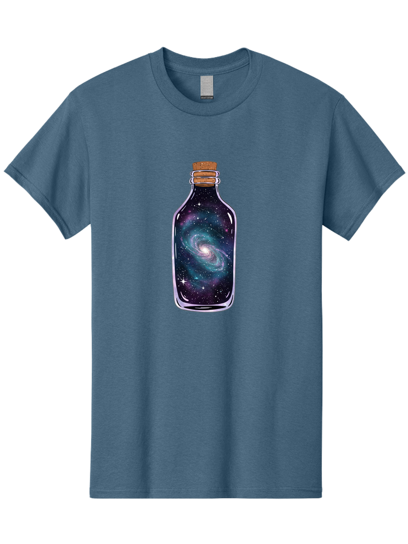 Galaxy-In-Bottle-9 Men'S Graphic Tee, 100% Cotton, Comfortable Casual Summer Wear, Machine Washable, Vintage Camera, Old Camera, Antique Camera, Black Camera, Classic Photography, Photography Equipment, Nostalgic Device, Film Camera, Baj047