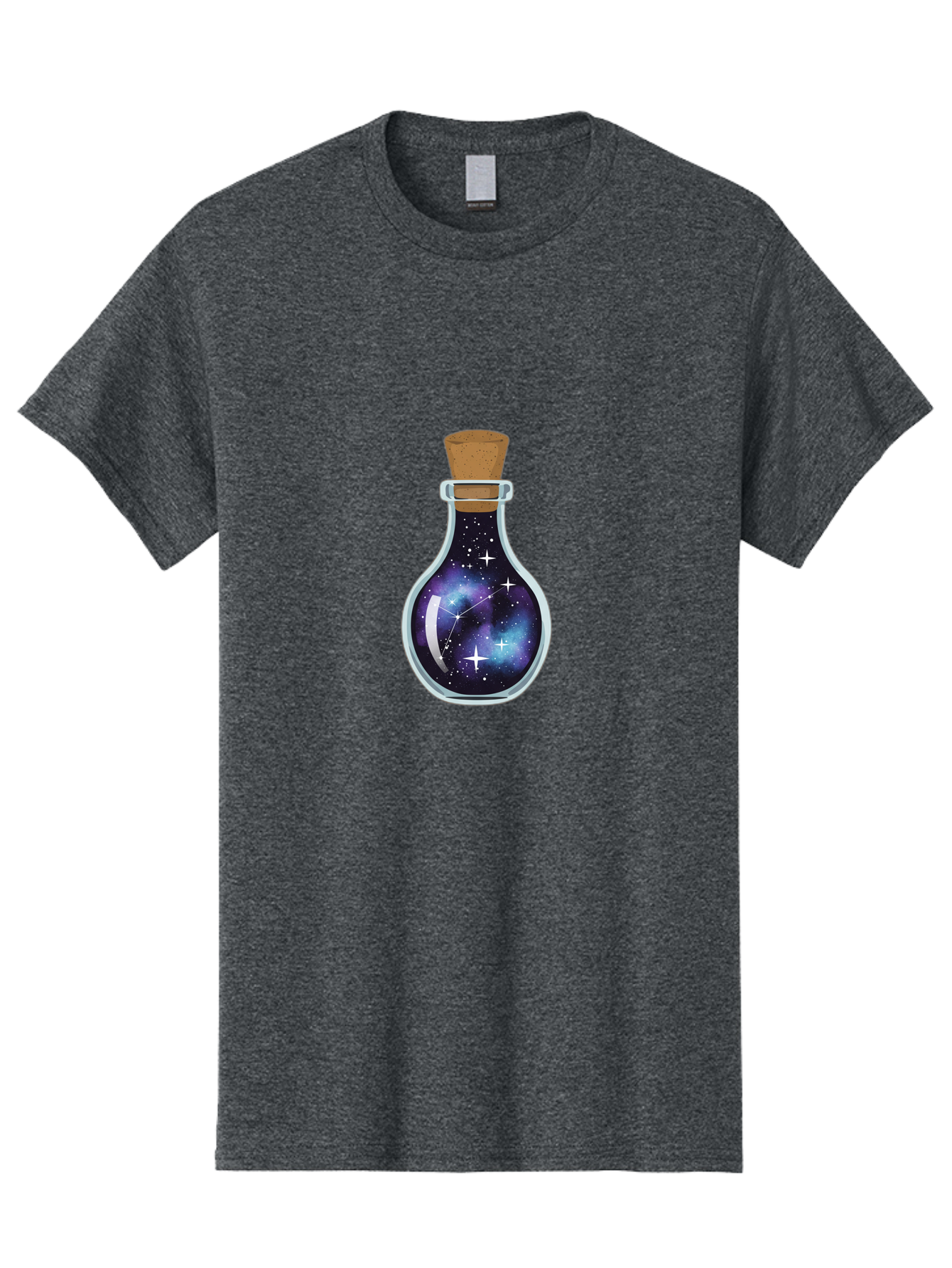 Galaxy-Potion-Bottle-1 Men'S Graphic Tee, 100% Cotton, Comfortable Casual Summer Wear, Machine Washable, Vintage Camera, Old Camera, Antique Camera, Black Camera, Classic Photography, Photography Equipment, Nostalgic Device, Film Camera, Baj058