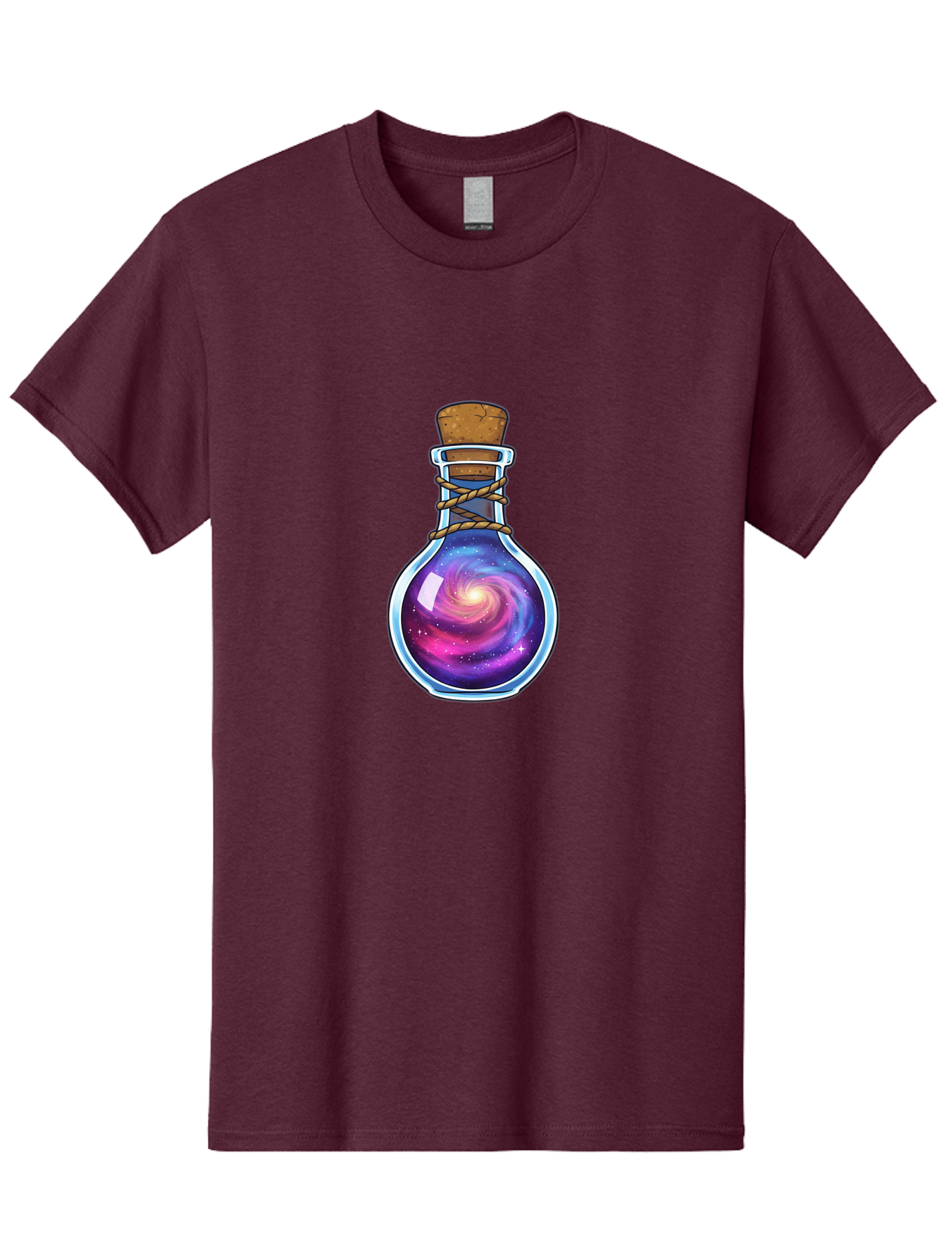 Galaxy-Potion-Bottle-3 Men'S Graphic Tee, 100% Cotton, Comfortable Casual Summer Wear, Machine Washable, Vintage Camera, Old Camera, Antique Camera, Black Camera, Classic Photography, Photography Equipment, Nostalgic Device, Film Camera, Baj060