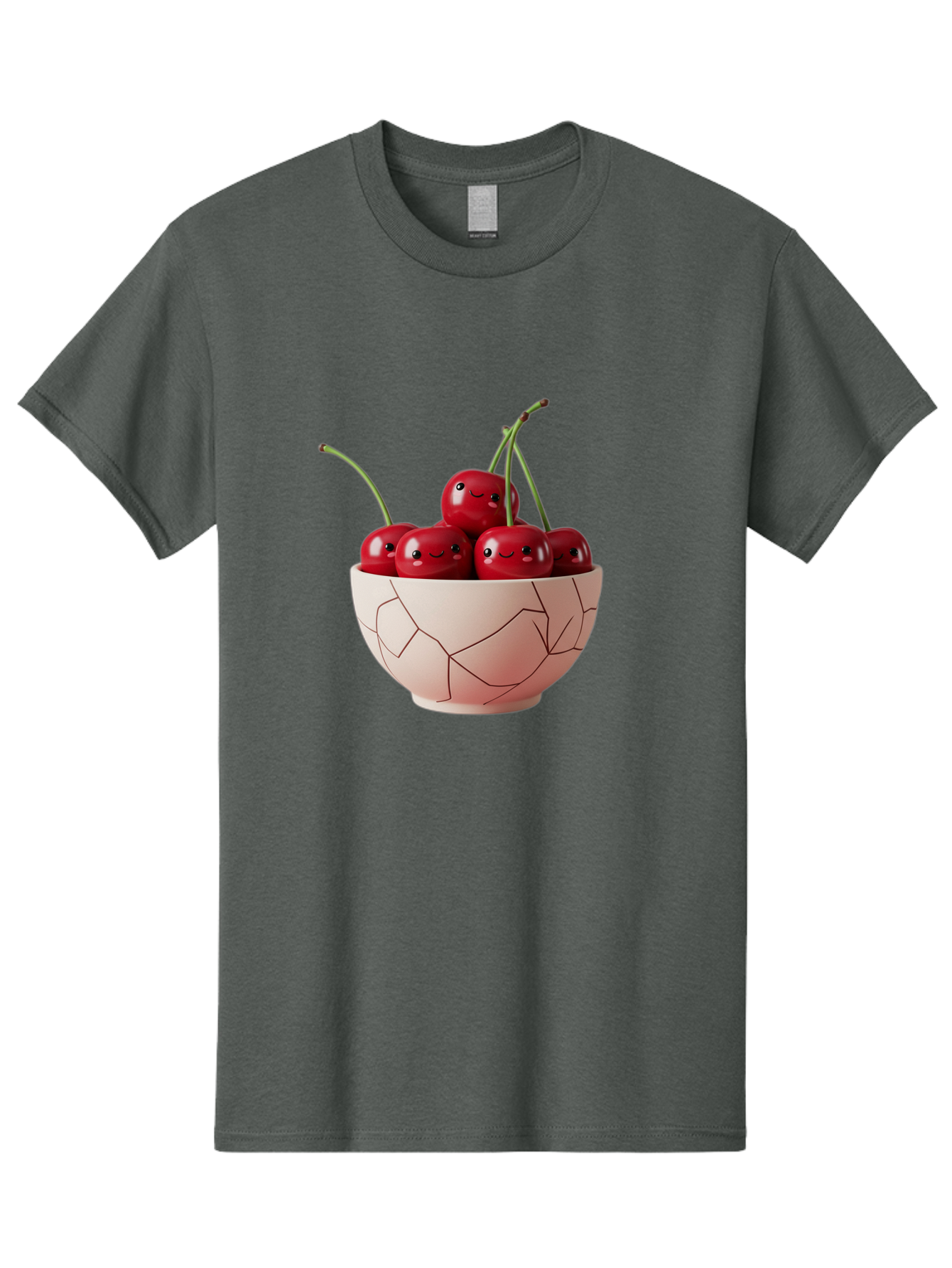 Kintsugi-Bowl-Of-Cherries Men'S Graphic Tee, 100% Cotton, Comfortable Casual Summer Wear, Machine Washable, Vintage Camera, Old Camera, Antique Camera, Black Camera, Classic Photography, Photography Equipment, Nostalgic Device, Film Camera, Baj083