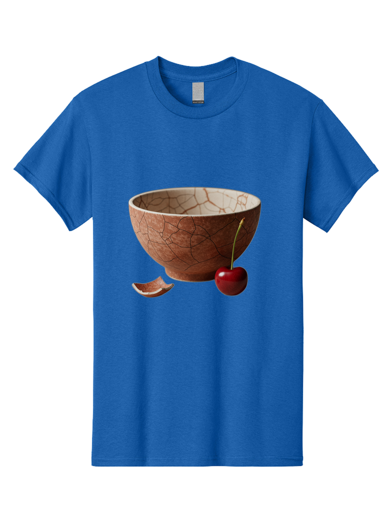 Kintsugi-Bowl-With-Cherry Men'S Graphic Tee, 100% Cotton, Comfortable Casual Summer Wear, Machine Washable, Vintage Camera, Old Camera, Antique Camera, Black Camera, Classic Photography, Photography Equipment, Nostalgic Device, Film Camera, Baj084