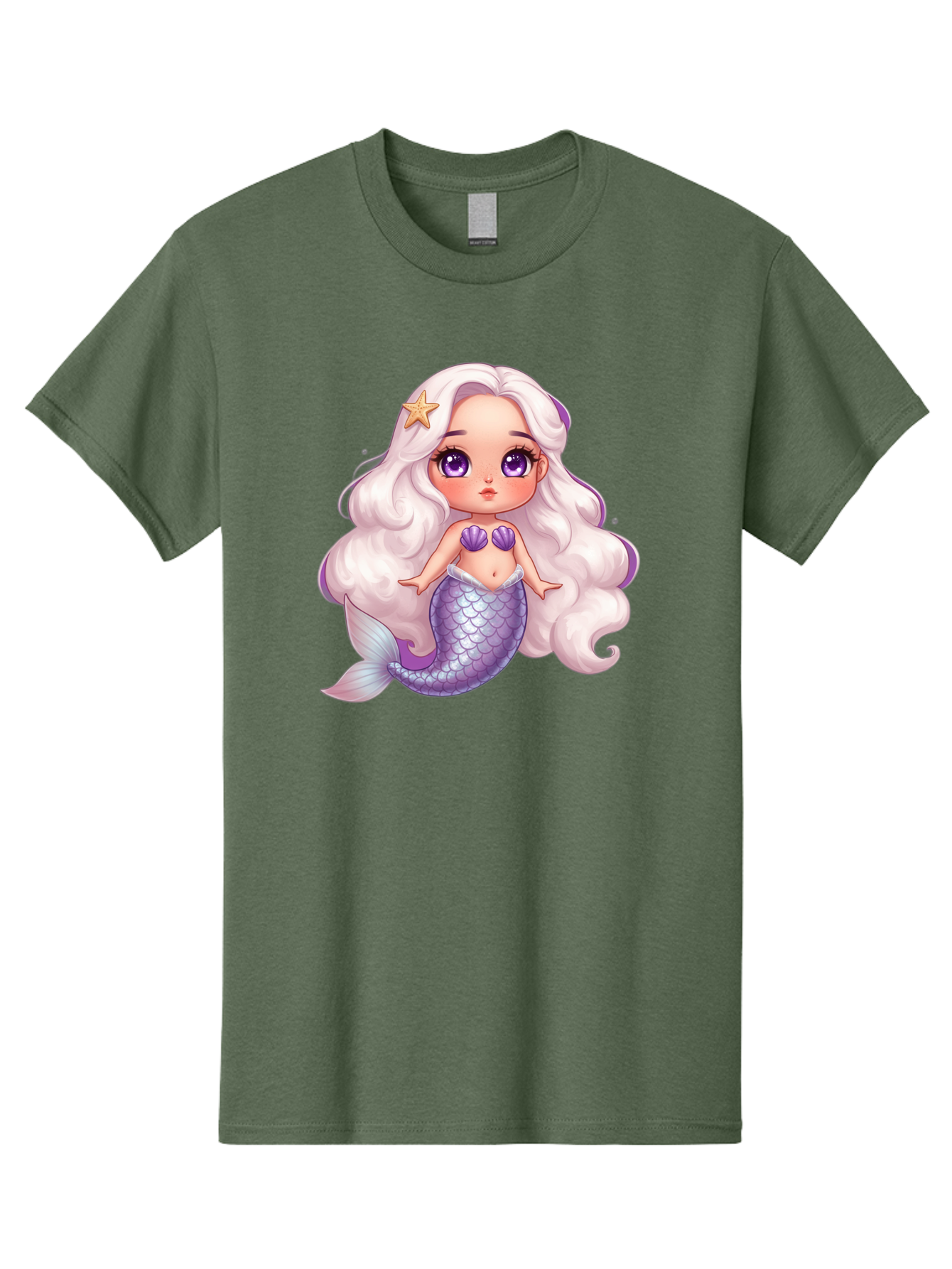 Mermaid-Girl-1 Men'S Graphic Tee, 100% Cotton, Comfortable Casual Summer Wear, Machine Washable, Vintage Camera, Old Camera, Antique Camera, Black Camera, Classic Photography, Photography Equipment, Nostalgic Device, Film Camera, Camera Art Baj103