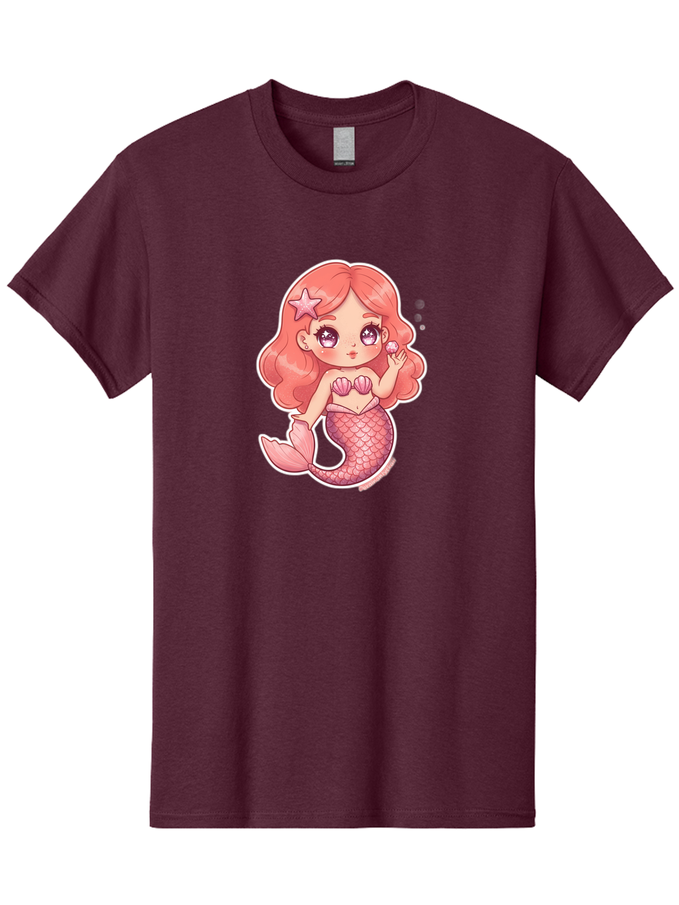 Mermaid-Girl-3 Men'S Graphic Tee, 100% Cotton, Comfortable Casual Summer Wear, Machine Washable, Vintage Camera, Old Camera, Antique Camera, Black Camera, Classic Photography, Photography Equipment, Nostalgic Device, Film Camera, Camera Art Baj105