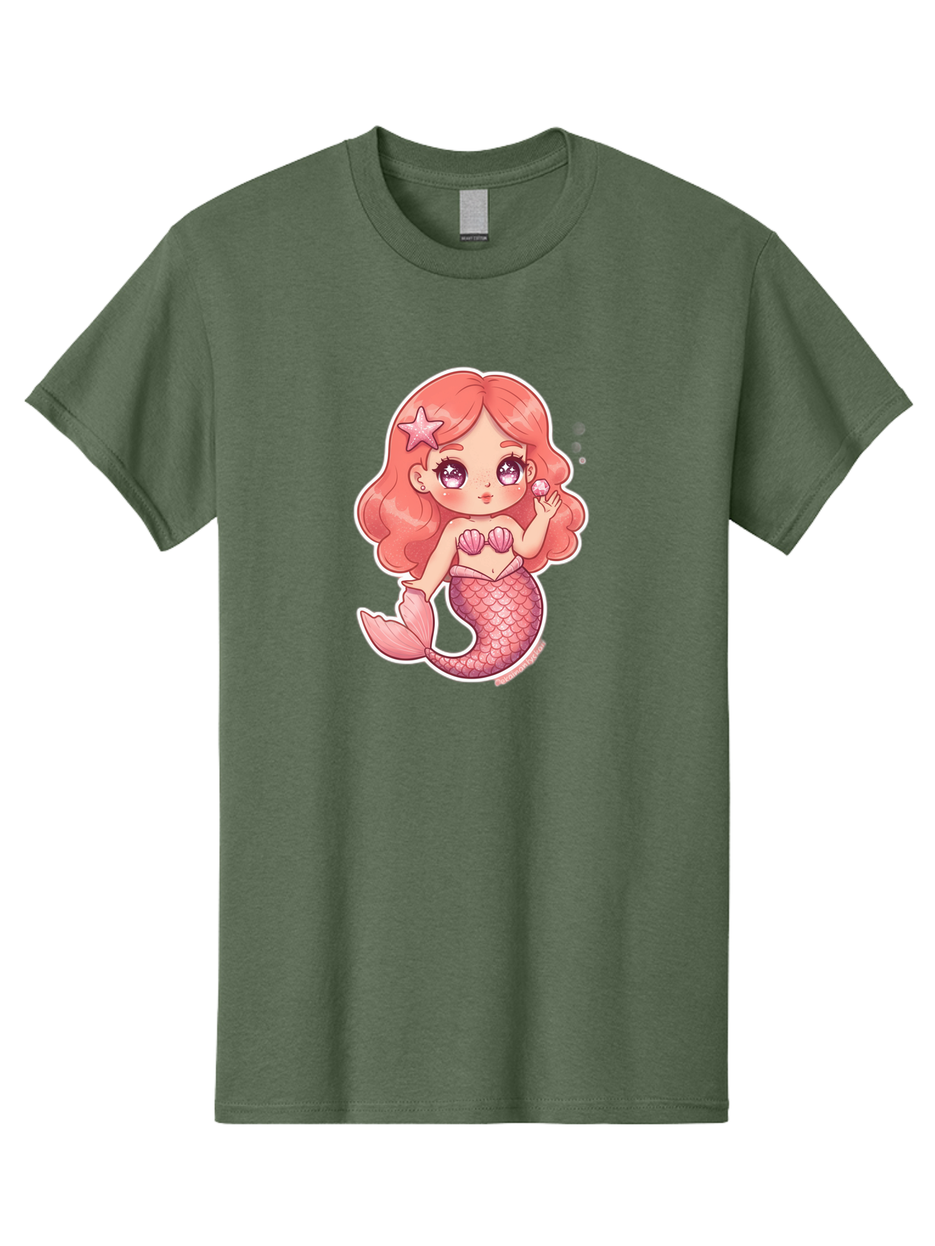 Mermaid-Girl-3 Men'S Graphic Tee, 100% Cotton, Comfortable Casual Summer Wear, Machine Washable, Vintage Camera, Old Camera, Antique Camera, Black Camera, Classic Photography, Photography Equipment, Nostalgic Device, Film Camera, Camera Art Baj105