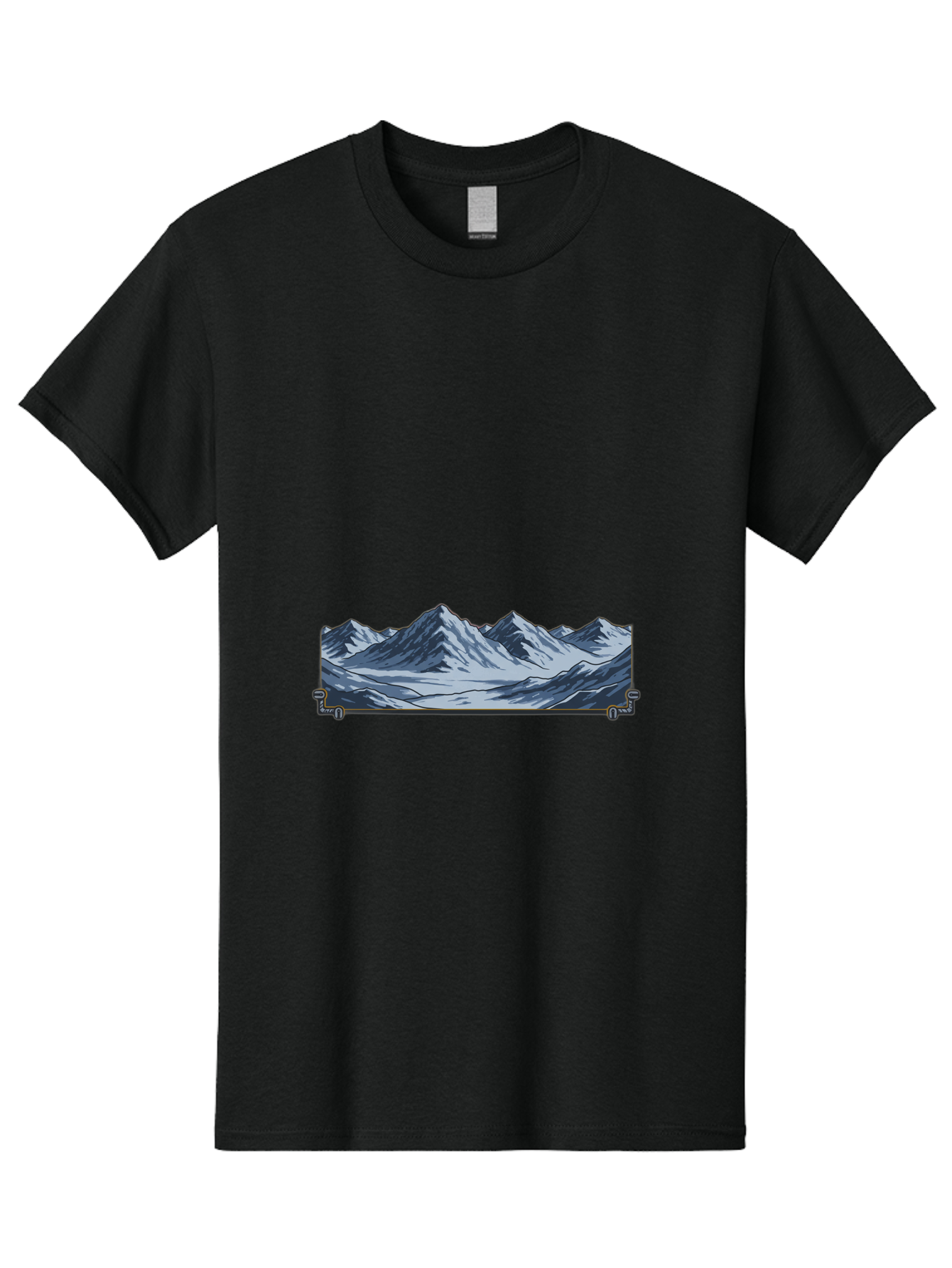 Mountain-Range Men'S Graphic Tee, 100% Cotton, Comfortable Casual Summer Wear, Machine Washable, Vintage Camera, Old Camera, Antique Camera, Black Camera, Classic Photography, Photography Equipment, Nostalgic Device, Film Camera, Camera Art Baj122