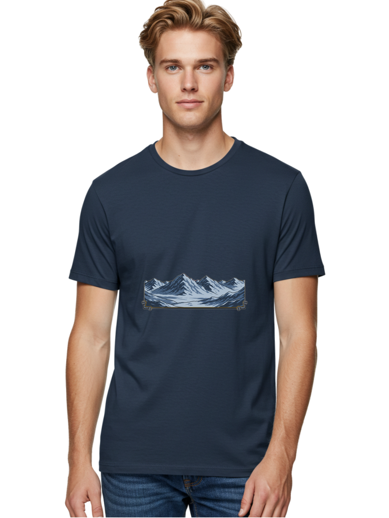 Mountain-Range Men'S Graphic Tee, 100% Cotton, Comfortable Casual Summer Wear, Machine Washable, Vintage Camera, Old Camera, Antique Camera, Black Camera, Classic Photography, Photography Equipment, Nostalgic Device, Film Camera, Camera Art Baj122