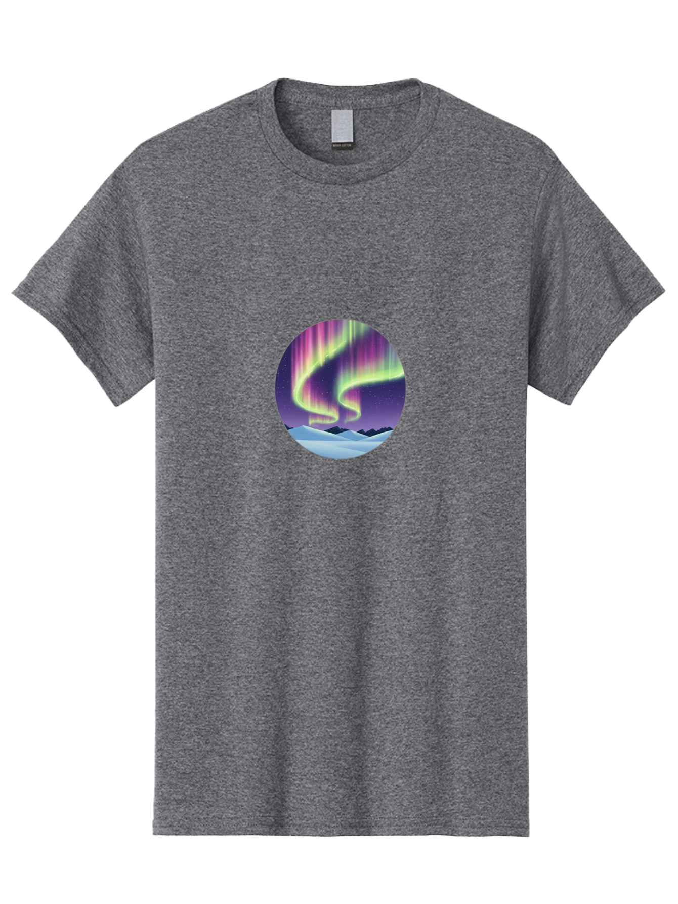 Northern-Lights-1 Men'S Graphic Tee, 100% Cotton, Comfortable Casual Summer Wear, Machine Washable, Vintage Camera, Old Camera, Antique Camera, Black Camera, Classic Photography, Photography Equipment, Nostalgic Device, Film Camera, Camera Art Baj126