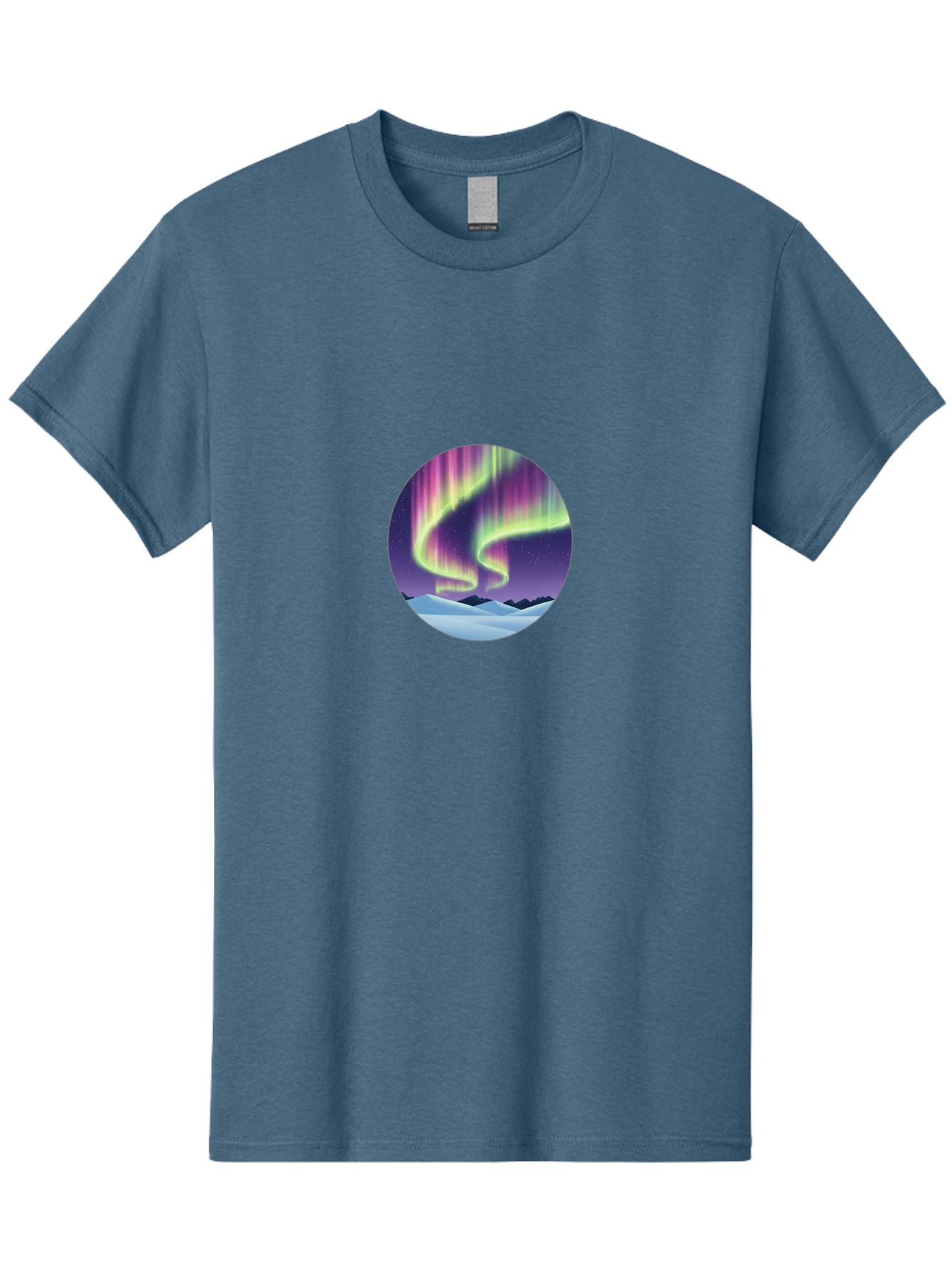 Northern-Lights-1 Men'S Graphic Tee, 100% Cotton, Comfortable Casual Summer Wear, Machine Washable, Vintage Camera, Old Camera, Antique Camera, Black Camera, Classic Photography, Photography Equipment, Nostalgic Device, Film Camera, Camera Art Baj126