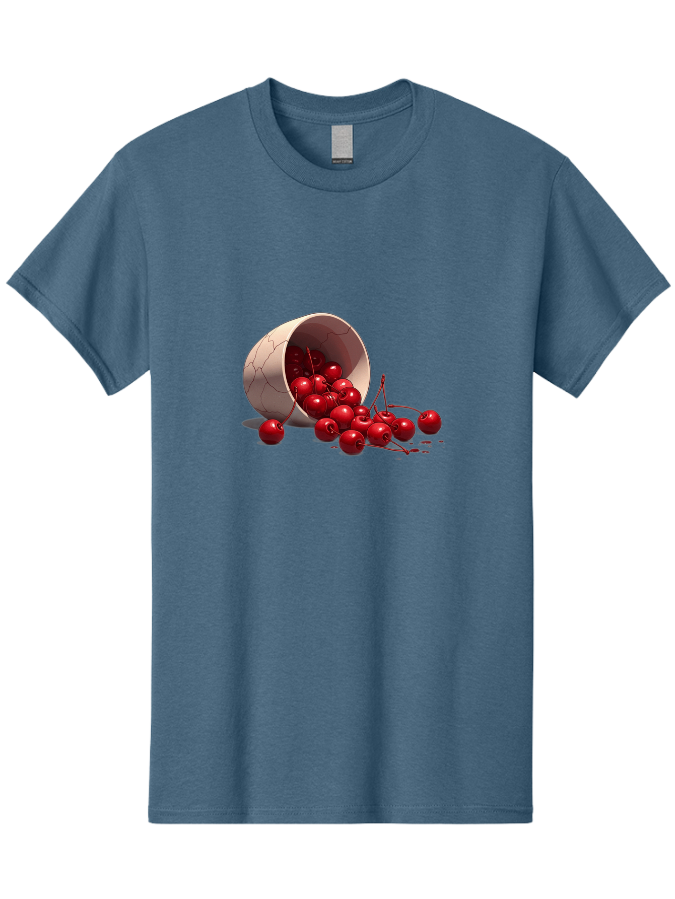 Overturned-Cup-Of-Cherries Men'S Graphic Tee, 100% Cotton, Comfortable Casual Summer Wear, Machine Washable, Vintage Camera, Old Camera, Antique Camera, Black Camera, Classic Photography, Photography Equipment, Nostalgic Device, Film Camera, Baj139