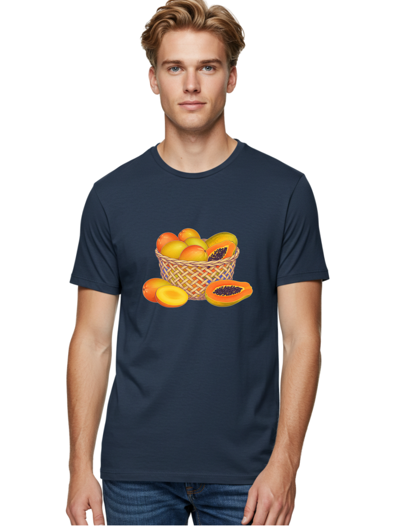Papaya-Basket Men'S Graphic Tee, 100% Cotton, Comfortable Casual Summer Wear, Machine Washable, Vintage Camera, Old Camera, Antique Camera, Black Camera, Classic Photography, Photography Equipment, Nostalgic Device, Film Camera, Camera Art Baj143