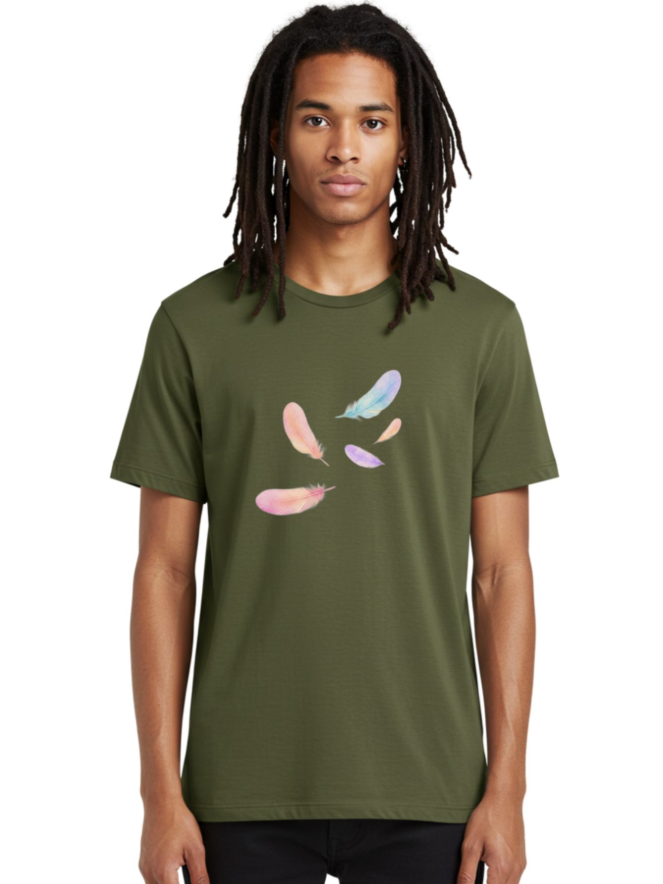 Pastel-Feathers Men'S Graphic Tee, 100% Cotton, Comfortable Casual Summer Wear, Machine Washable, Vintage Camera, Old Camera, Antique Camera, Black Camera, Classic Photography, Photography Equipment, Nostalgic Device, Film Camera, Camera Art Baj145