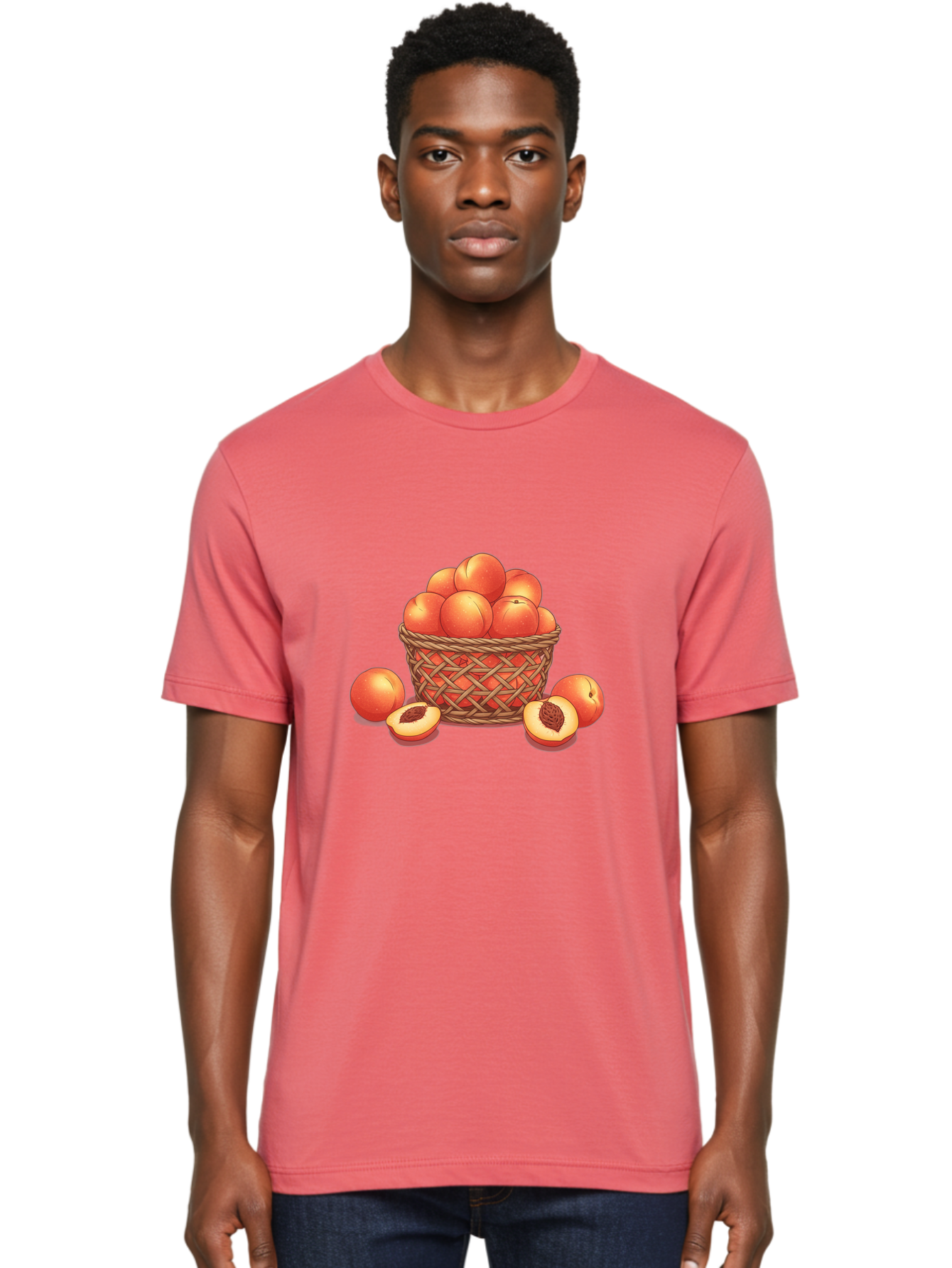 Peaches-In-Basket Men'S Graphic Tee, 100% Cotton, Comfortable Casual Summer Wear, Machine Washable, Vintage Camera, Old Camera, Antique Camera, Black Camera, Classic Photography, Photography Equipment, Nostalgic Device, Film Camera, Camera Art Baj147