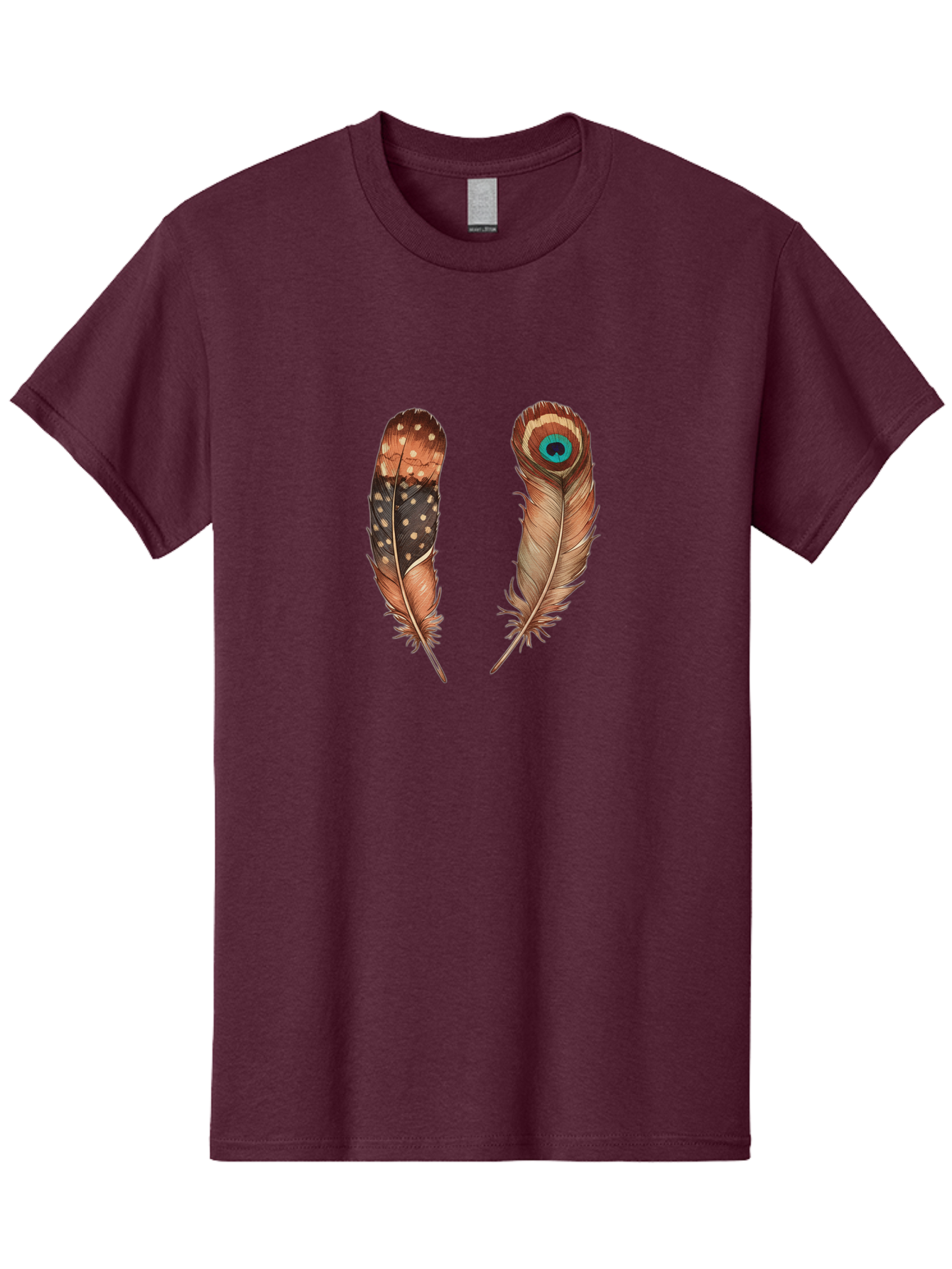 Peacock-Feathers-2 Men'S Graphic Tee, 100% Cotton, Comfortable Casual Summer Wear, Machine Washable, Vintage Camera, Old Camera, Antique Camera, Black Camera, Classic Photography, Photography Equipment, Nostalgic Device, Film Camera, Baj152