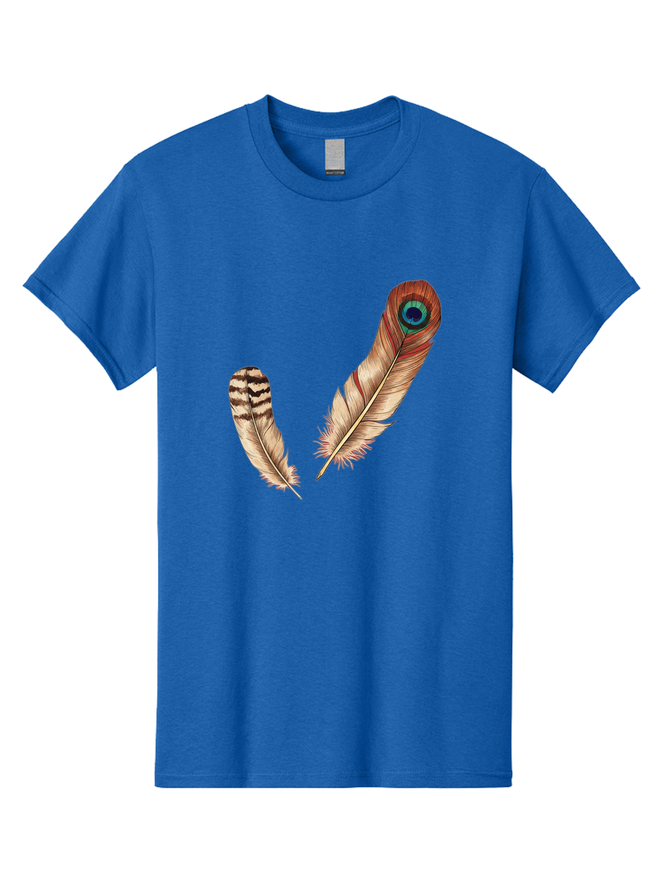 Peacock-Feathers-4 Men'S Graphic Tee, 100% Cotton, Comfortable Casual Summer Wear, Machine Washable, Vintage Camera, Old Camera, Antique Camera, Black Camera, Classic Photography, Photography Equipment, Nostalgic Device, Film Camera, Baj154