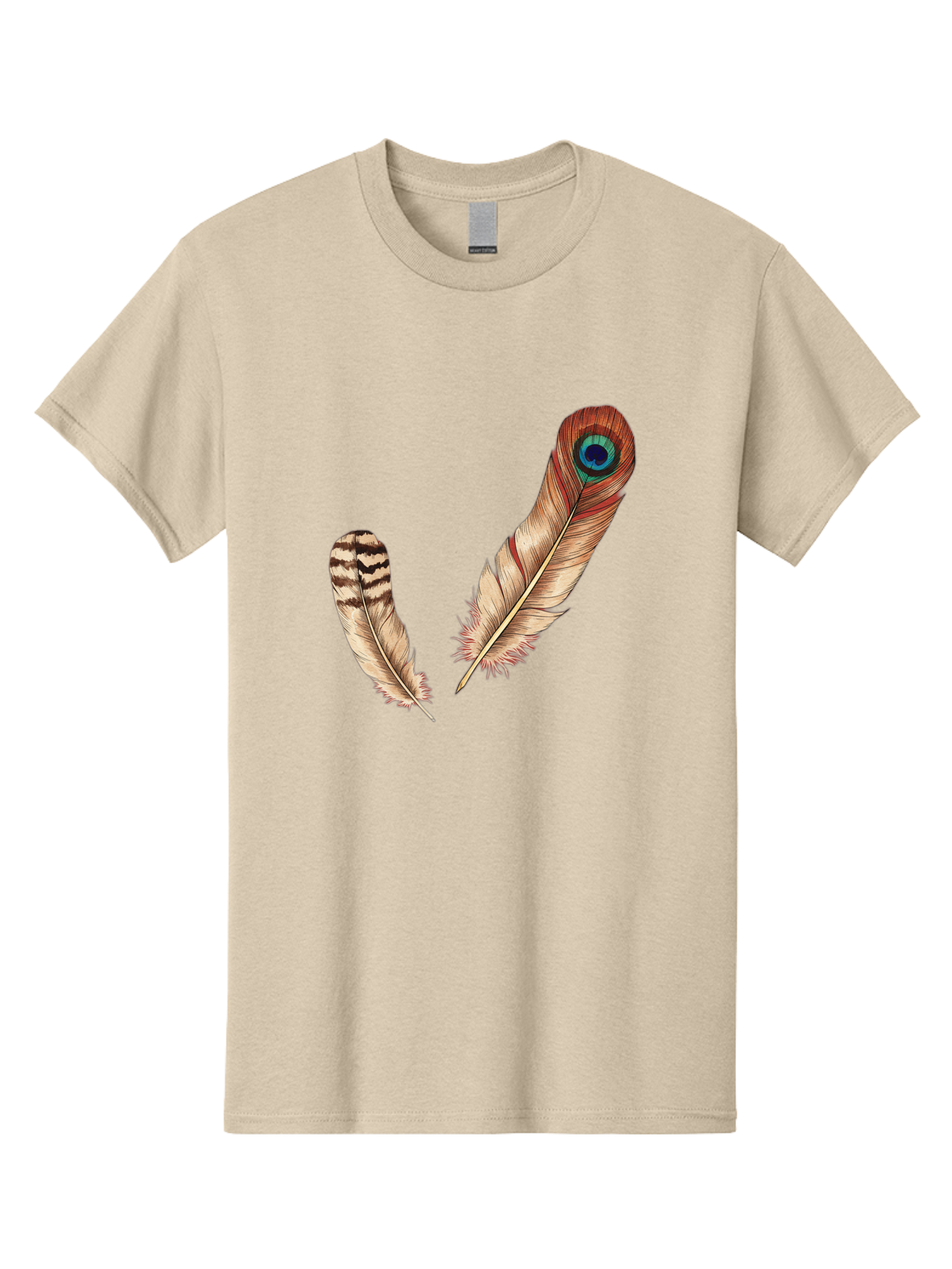 Peacock-Feathers-4 Men'S Graphic Tee, 100% Cotton, Comfortable Casual Summer Wear, Machine Washable, Vintage Camera, Old Camera, Antique Camera, Black Camera, Classic Photography, Photography Equipment, Nostalgic Device, Film Camera, Baj154