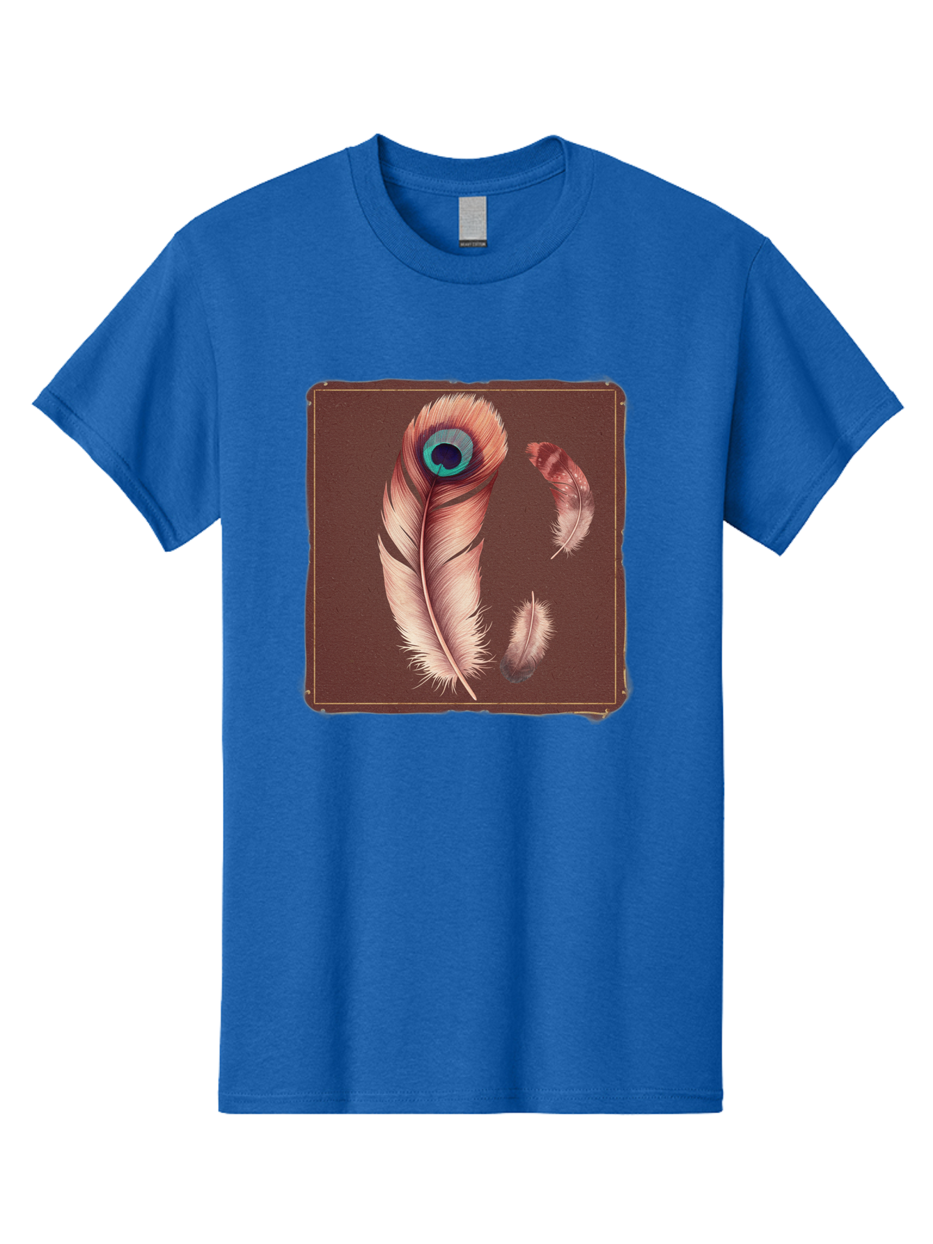 Peacock-Feathers-5 Men'S Graphic Tee, 100% Cotton, Comfortable Casual Summer Wear, Machine Washable, Vintage Camera, Old Camera, Antique Camera, Black Camera, Classic Photography, Photography Equipment, Nostalgic Device, Film Camera, Baj155