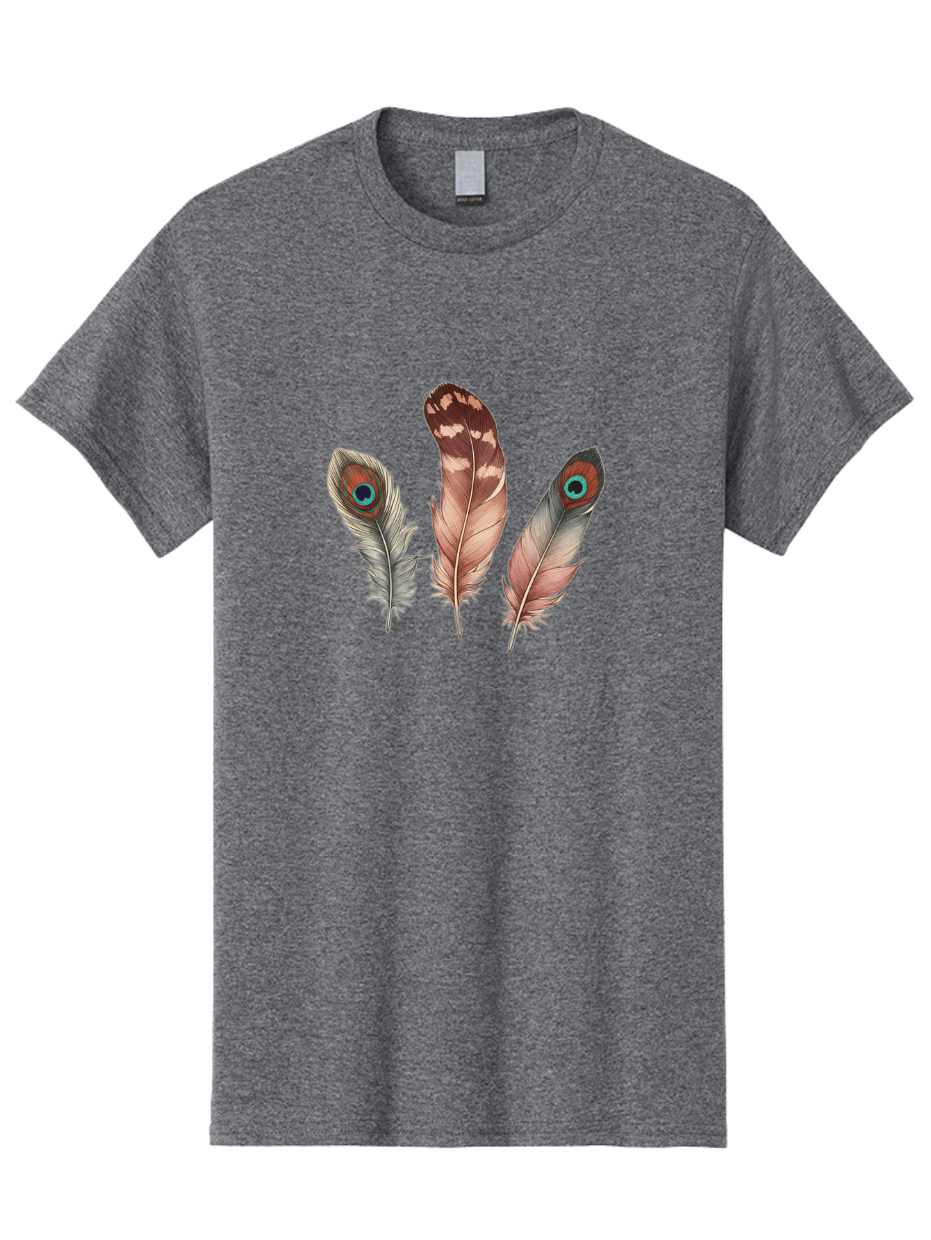 Peacock-Feathers Men'S Graphic Tee, 100% Cotton, Comfortable Casual Summer Wear, Machine Washable, Vintage Camera, Old Camera, Antique Camera, Black Camera, Classic Photography, Photography Equipment, Nostalgic Device, Film Camera, Camera Art Baj156