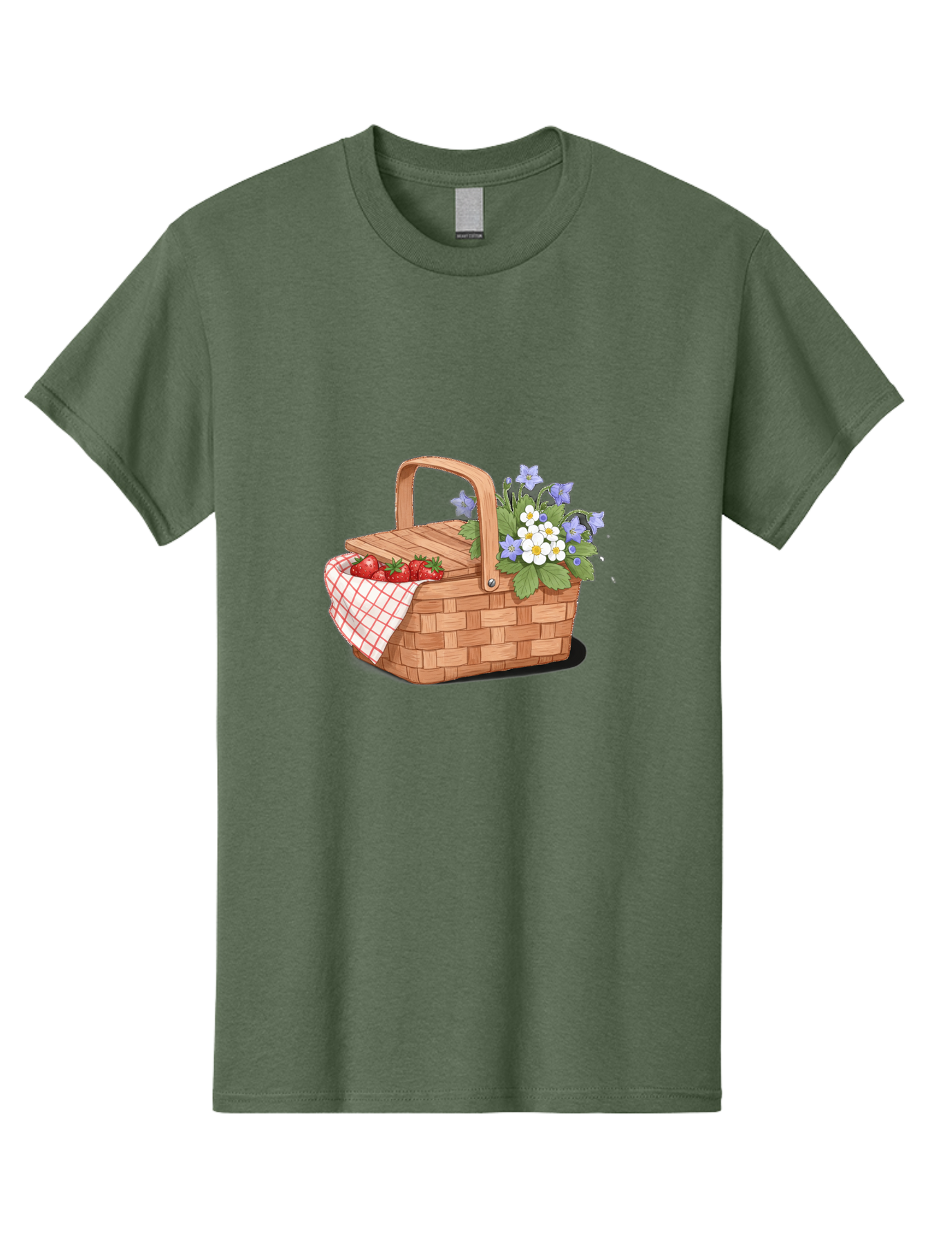 Picnic-Basket-1 Men'S Graphic Tee, 100% Cotton, Comfortable Casual Summer Wear, Machine Washable, Vintage Camera, Old Camera, Antique Camera, Black Camera, Classic Photography, Photography Equipment, Nostalgic Device, Film Camera, Camera Art Baj160
