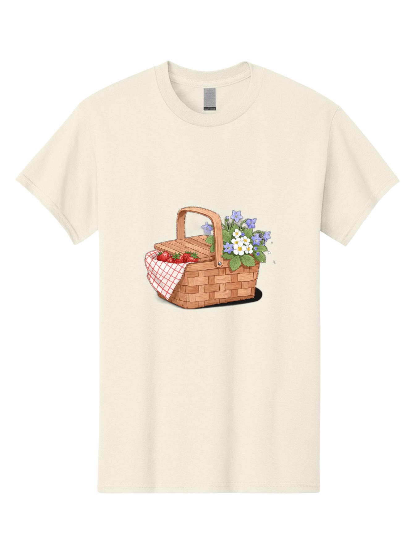Picnic-Basket-1 Men'S Graphic Tee, 100% Cotton, Comfortable Casual Summer Wear, Machine Washable, Vintage Camera, Old Camera, Antique Camera, Black Camera, Classic Photography, Photography Equipment, Nostalgic Device, Film Camera, Camera Art Baj160