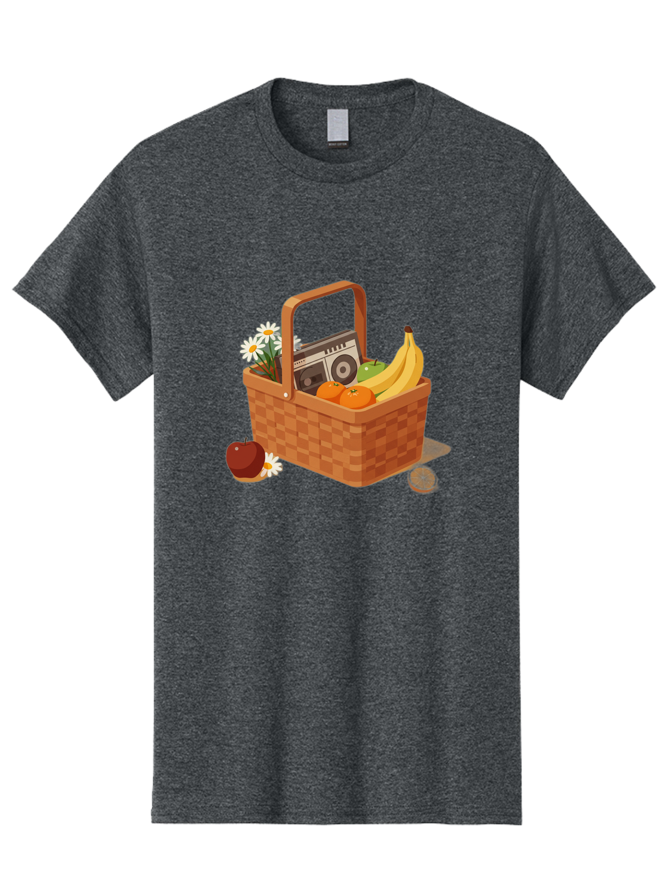 Picnic-Basket-2 Men'S Graphic Tee, 100% Cotton, Comfortable Casual Summer Wear, Machine Washable, Vintage Camera, Old Camera, Antique Camera, Black Camera, Classic Photography, Photography Equipment, Nostalgic Device, Film Camera, Camera Art Baj161