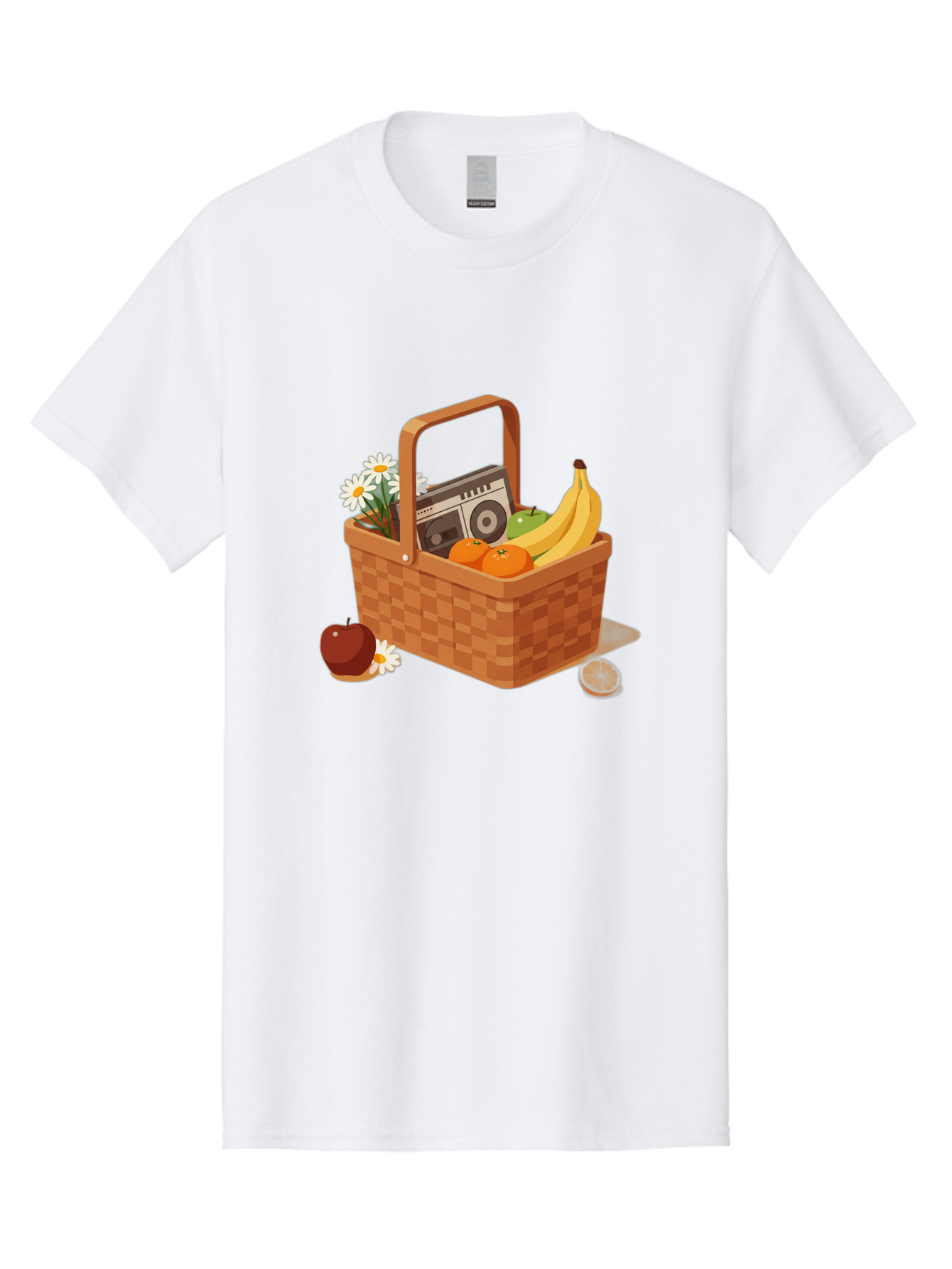 Picnic-Basket-2 Men'S Graphic Tee, 100% Cotton, Comfortable Casual Summer Wear, Machine Washable, Vintage Camera, Old Camera, Antique Camera, Black Camera, Classic Photography, Photography Equipment, Nostalgic Device, Film Camera, Camera Art Baj161