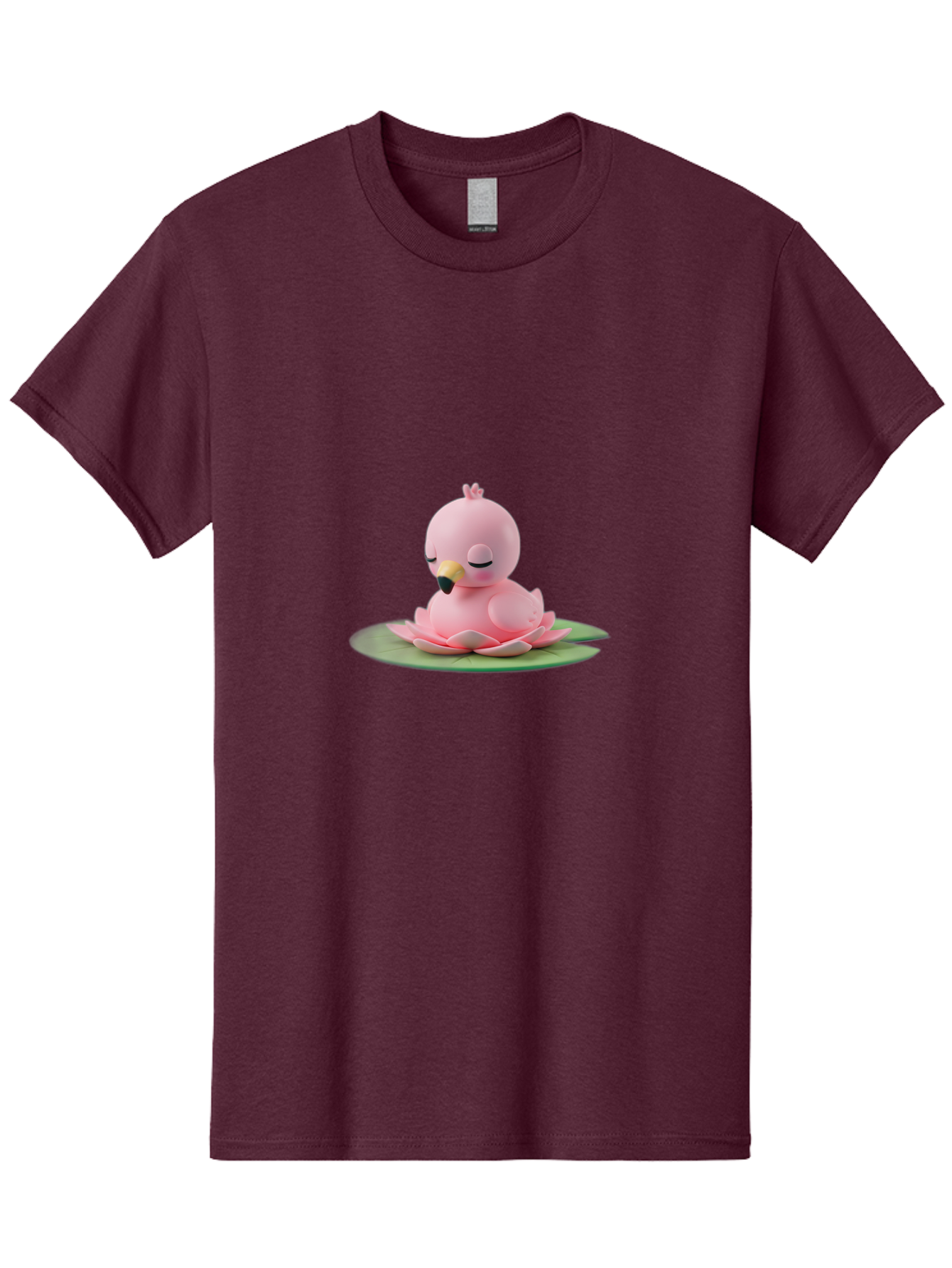 Pink-Bird-On-Lotus-1 Men'S Graphic Tee, 100% Cotton, Comfortable Casual Summer Wear, Machine Washable, Vintage Camera, Old Camera, Antique Camera, Black Camera, Classic Photography, Photography Equipment, Nostalgic Device, Film Camera, Baj164