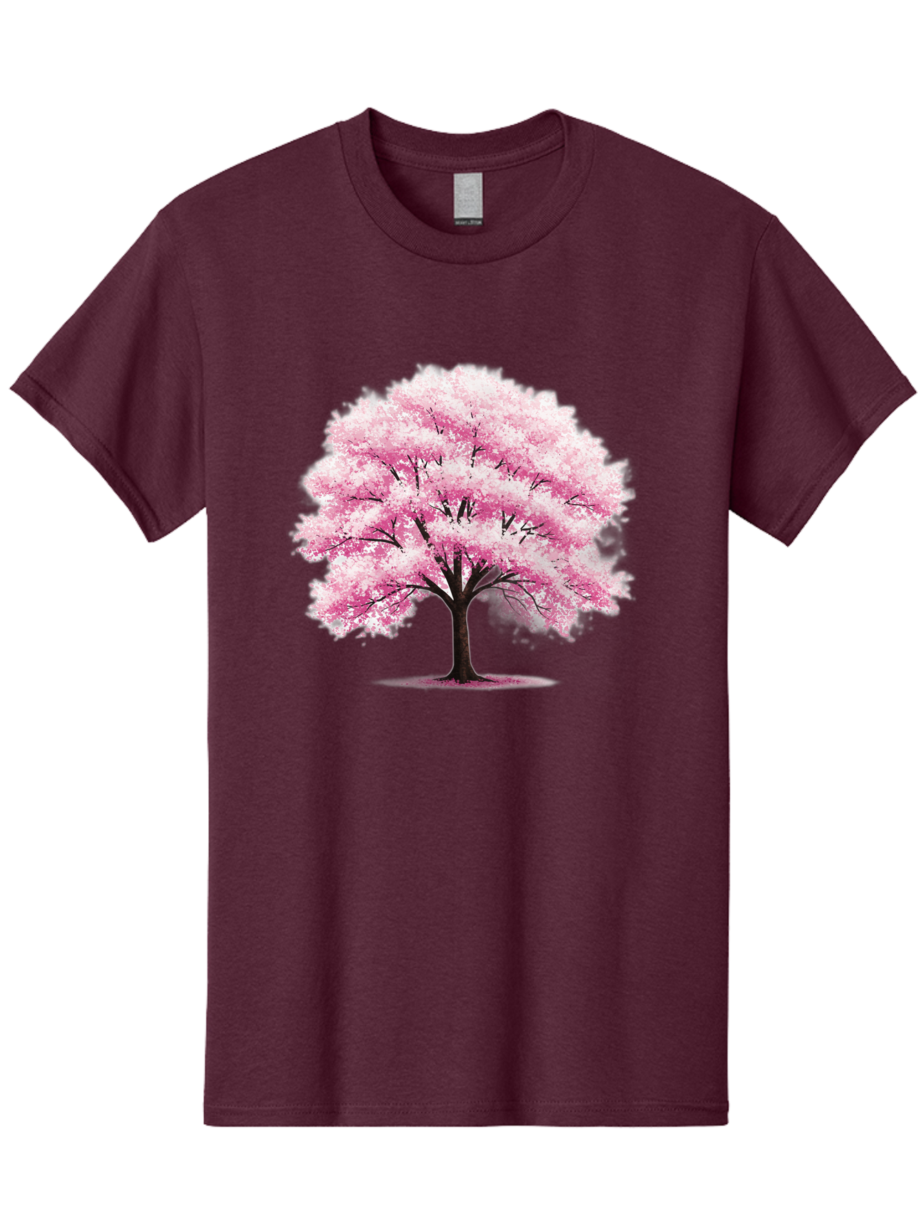 Pink-Cherry-Blossom-Tree-1 Men'S Graphic Tee, 100% Cotton, Comfortable Casual Summer Wear, Machine Washable, Vintage Camera, Old Camera, Antique Camera, Black Camera, Classic Photography, Photography Equipment, Nostalgic Device, Film Camera, Baj166