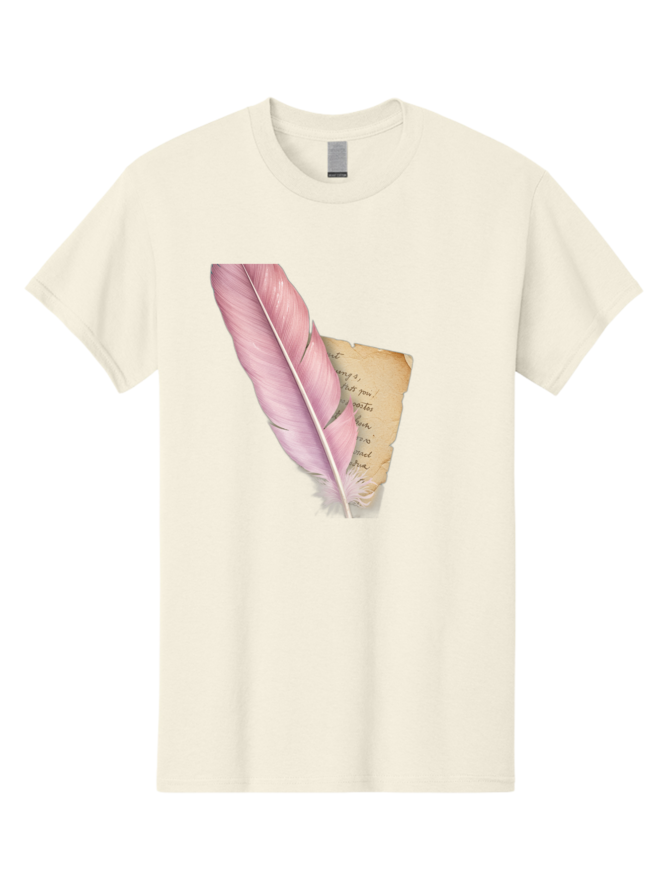 Pink-Feather-Quill-Pen Men'S Graphic Tee, 100% Cotton, Comfortable Casual Summer Wear, Machine Washable, Vintage Camera, Old Camera, Antique Camera, Black Camera, Classic Photography, Photography Equipment, Nostalgic Device, Film Camera, Baj173
