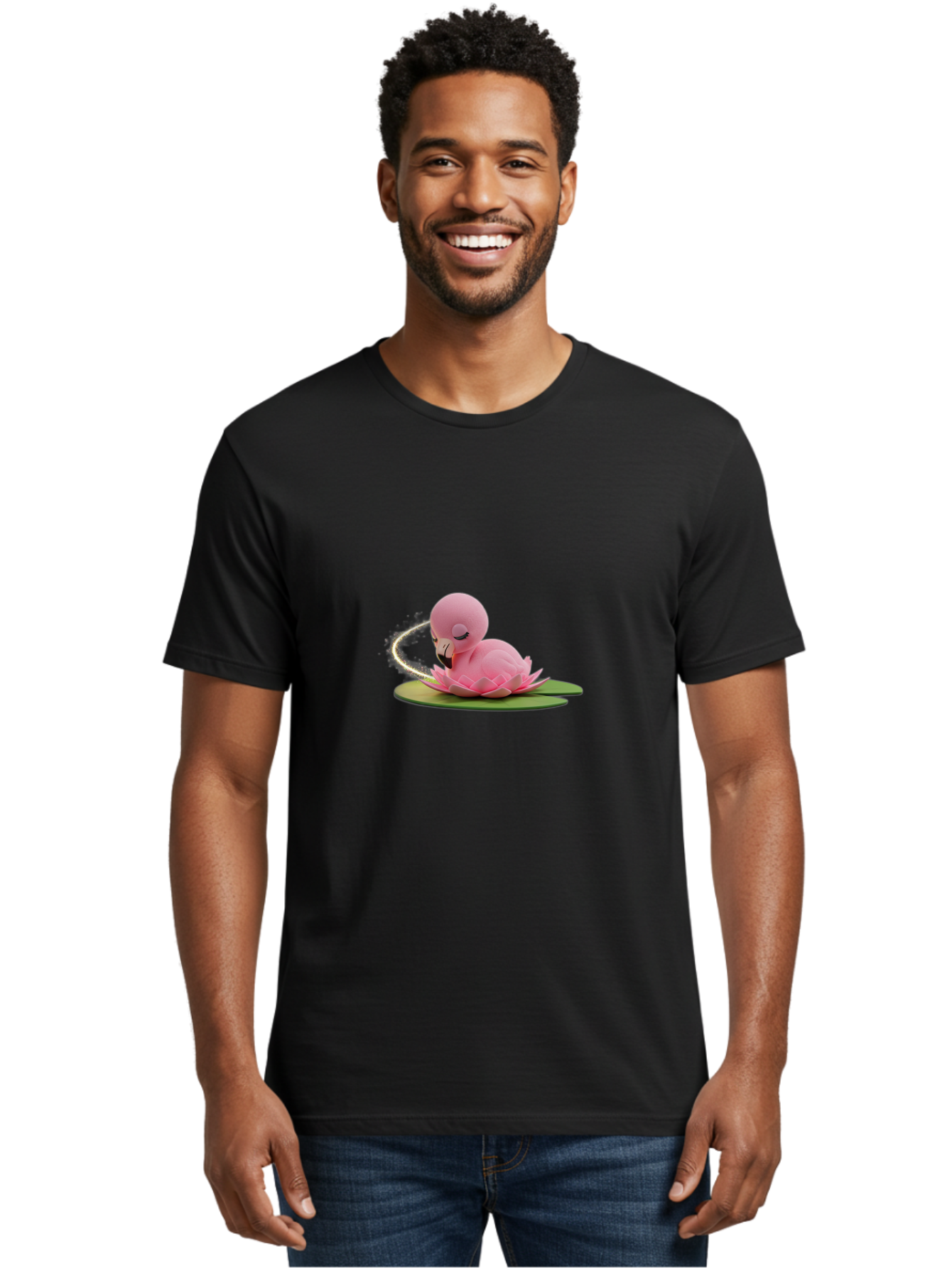Pink-Flamingo-2 Men'S Graphic Tee, 100% Cotton, Comfortable Casual Summer Wear, Machine Washable, Vintage Camera, Old Camera, Antique Camera, Black Camera, Classic Photography, Photography Equipment, Nostalgic Device, Film Camera, Camera Art Baj177