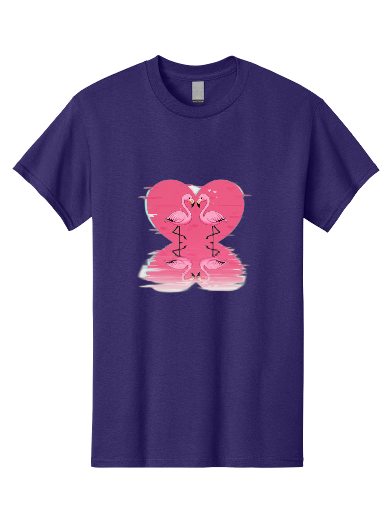 Pink-Flamingos-Heart-1 Men'S Graphic Tee, 100% Cotton, Comfortable Casual Summer Wear, Machine Washable, Vintage Camera, Old Camera, Antique Camera, Black Camera, Classic Photography, Photography Equipment, Nostalgic Device, Film Camera, Baj185