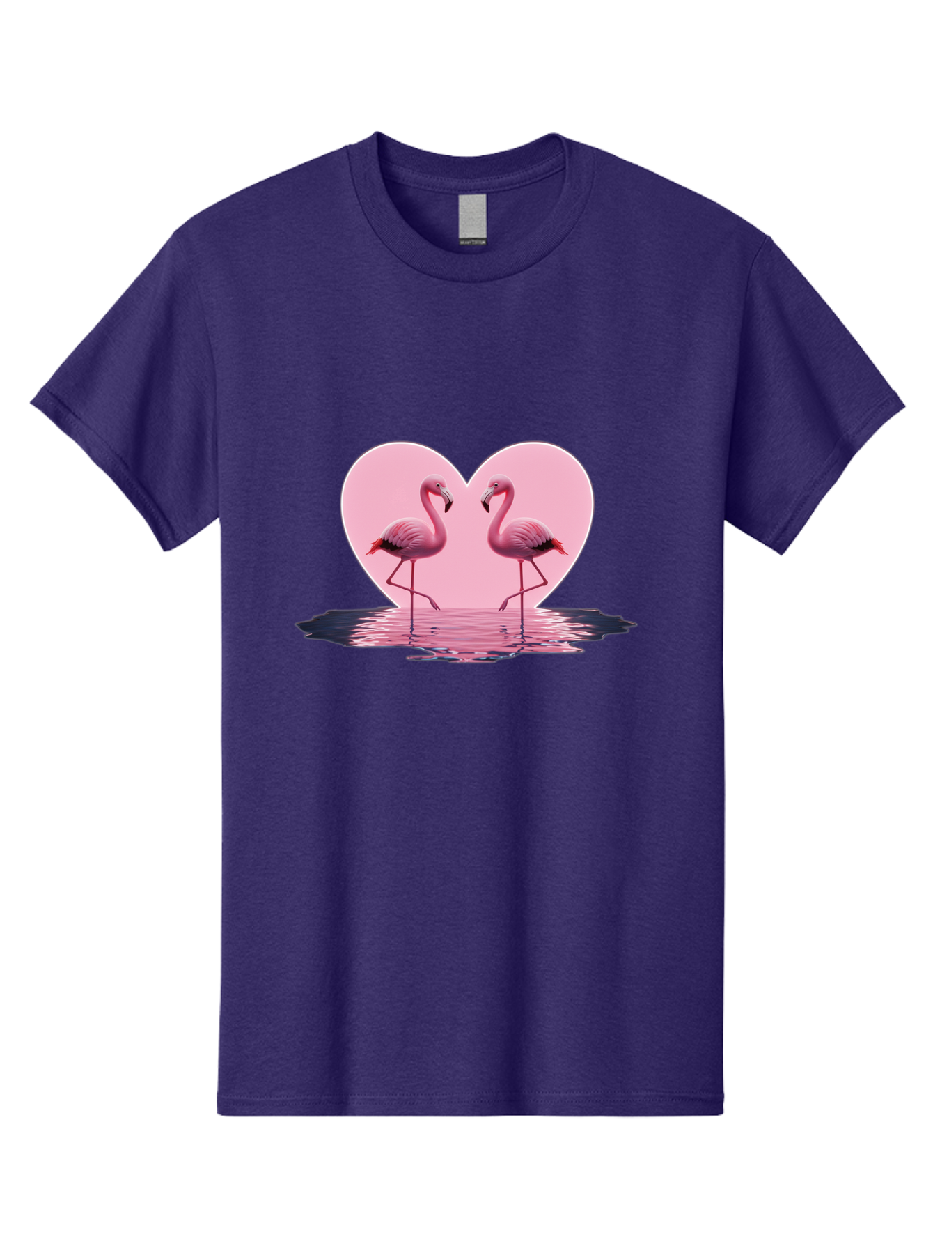 Pink-Flamingos-Heart-2 Men'S Graphic Tee, 100% Cotton, Comfortable Casual Summer Wear, Machine Washable, Vintage Camera, Old Camera, Antique Camera, Black Camera, Classic Photography, Photography Equipment, Nostalgic Device, Film Camera, Baj186