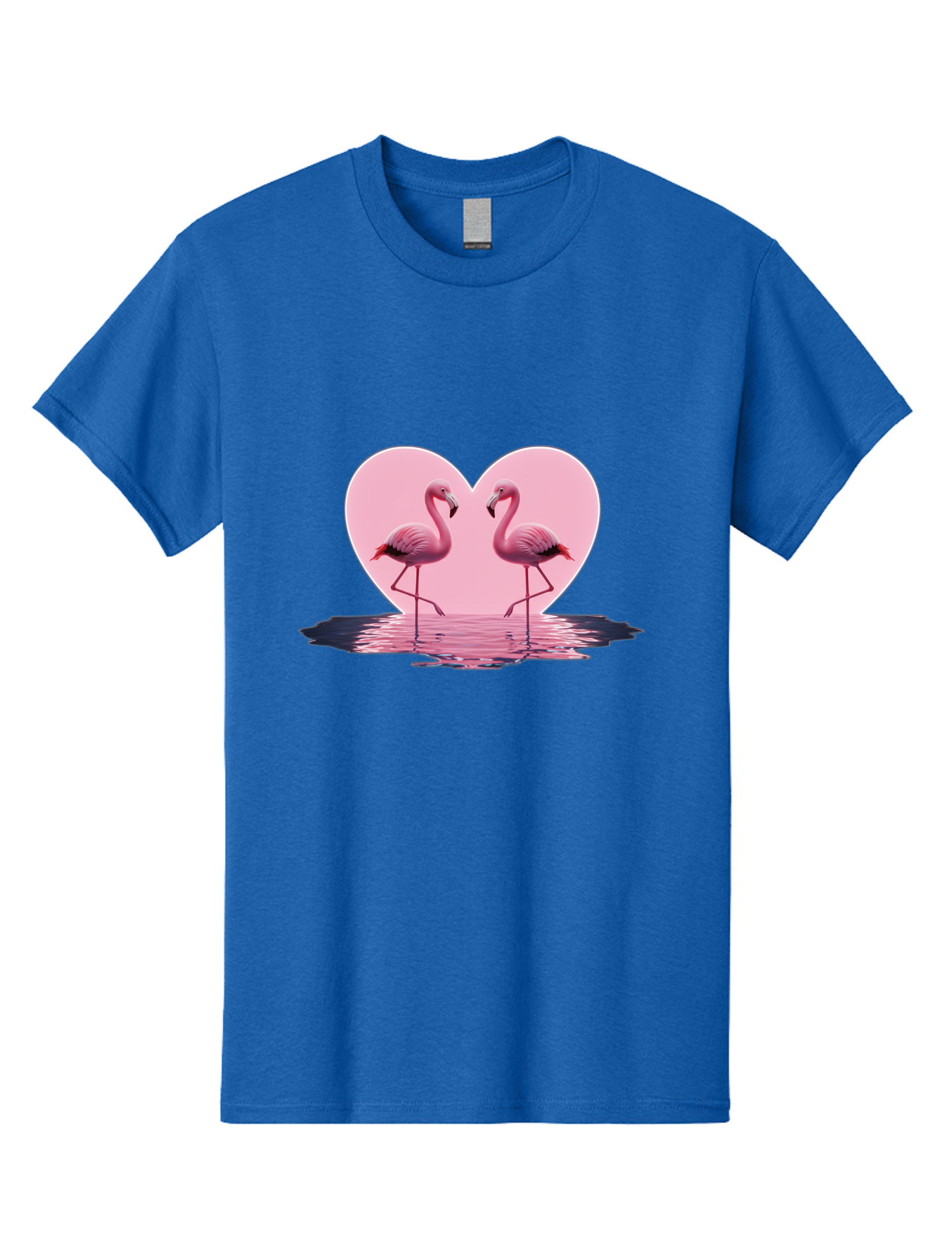 Pink-Flamingos-Heart-2 Men'S Graphic Tee, 100% Cotton, Comfortable Casual Summer Wear, Machine Washable, Vintage Camera, Old Camera, Antique Camera, Black Camera, Classic Photography, Photography Equipment, Nostalgic Device, Film Camera, Baj186
