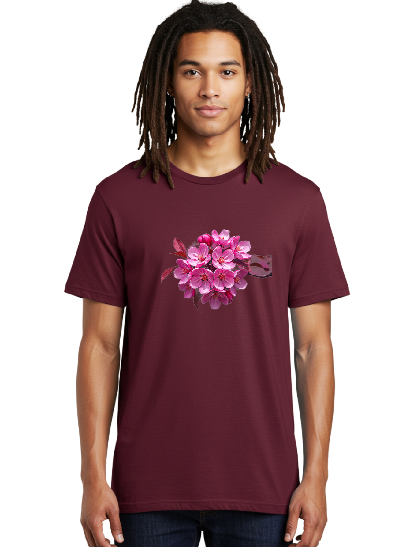 Pink-Flowers Men'S Graphic Tee, 100% Cotton, Comfortable Casual Summer Wear, Machine Washable, Vintage Camera, Old Camera, Antique Camera, Black Camera, Classic Photography, Photography Equipment, Nostalgic Device, Film Camera, Camera Art Baj193