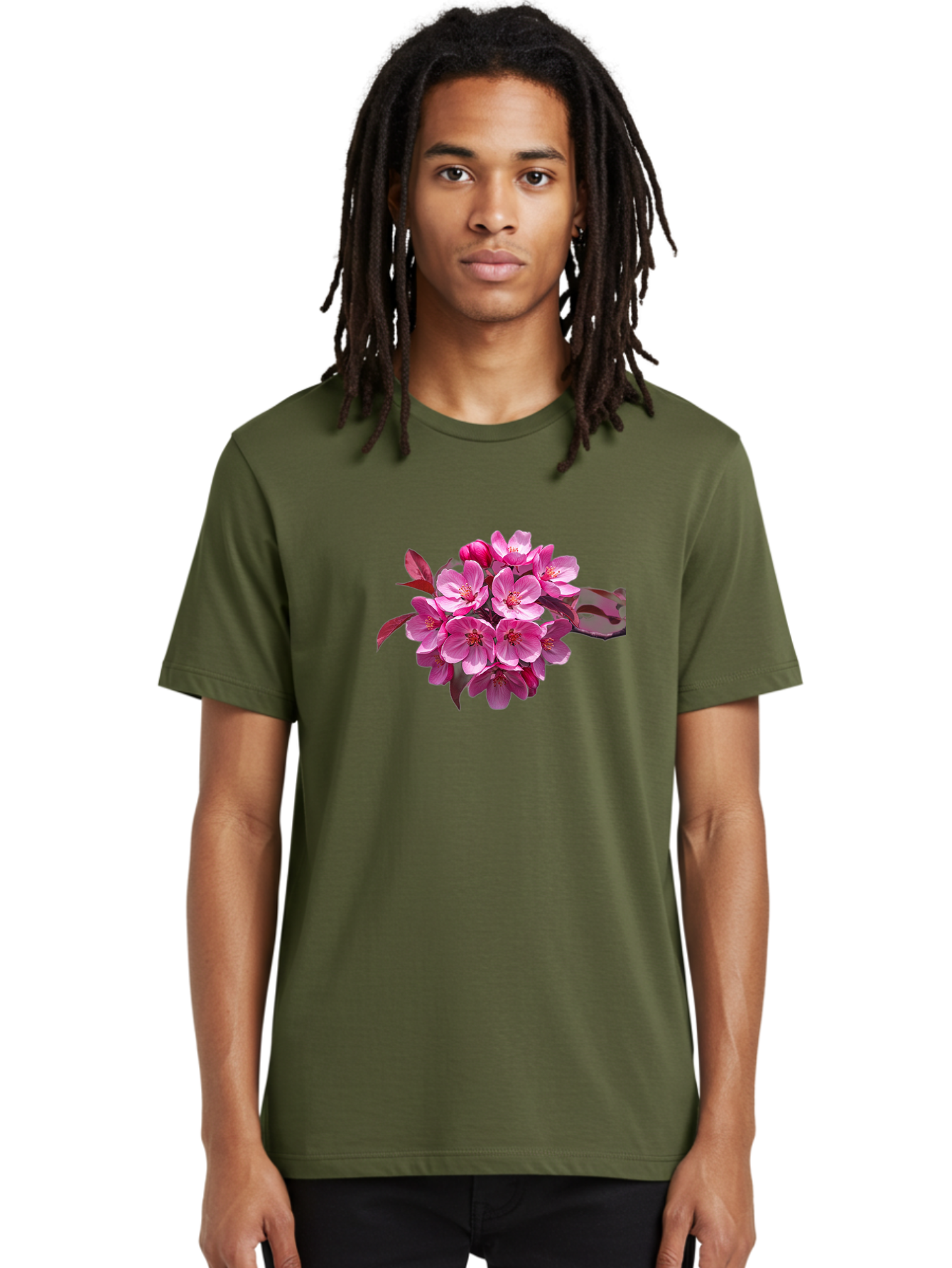 Pink-Flowers Men'S Graphic Tee, 100% Cotton, Comfortable Casual Summer Wear, Machine Washable, Vintage Camera, Old Camera, Antique Camera, Black Camera, Classic Photography, Photography Equipment, Nostalgic Device, Film Camera, Camera Art Baj193