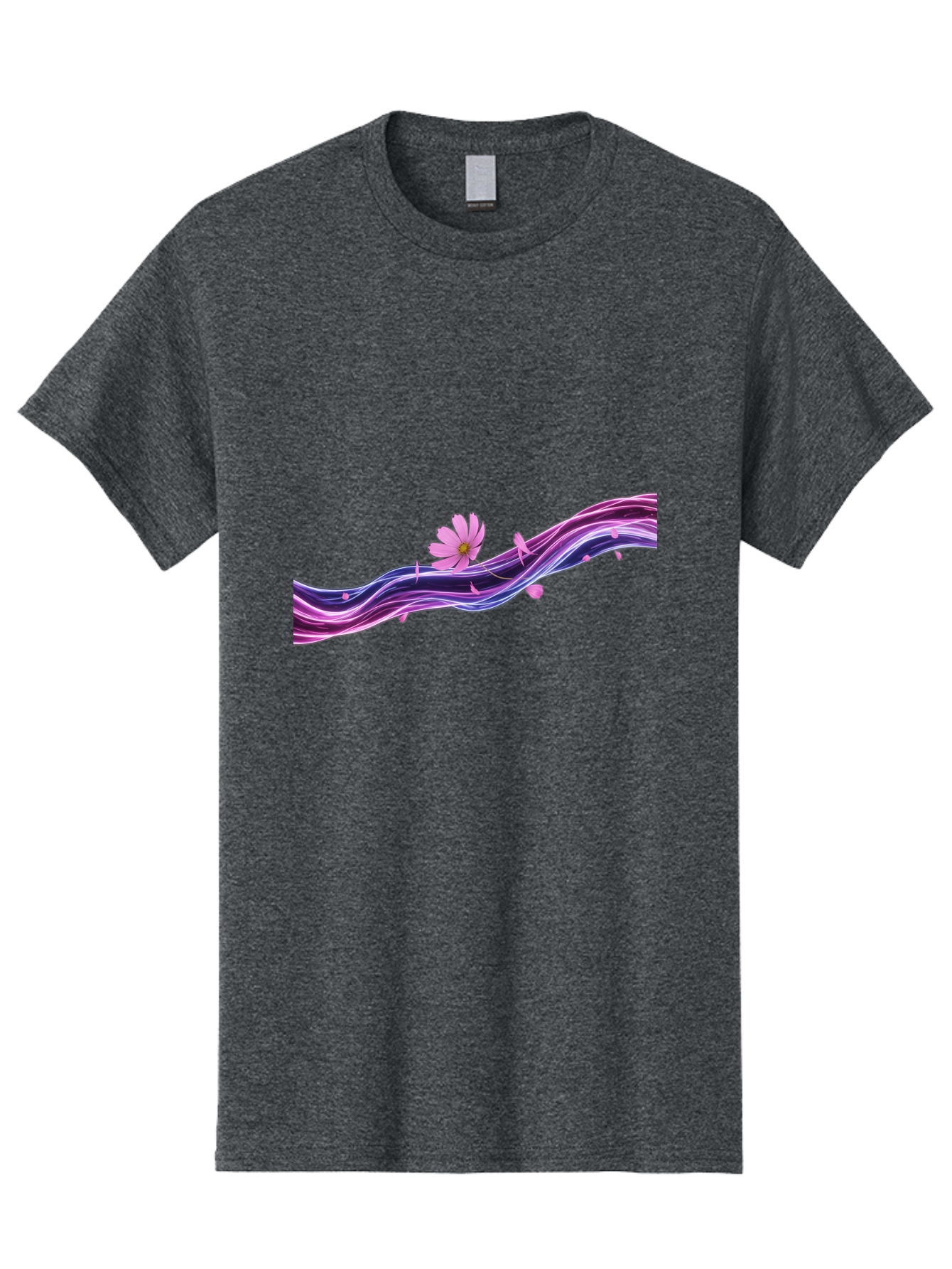 Pink-Fluid-Flower Men'S Graphic Tee, 100% Cotton, Comfortable Casual Summer Wear, Machine Washable, Vintage Camera, Old Camera, Antique Camera, Black Camera, Classic Photography, Photography Equipment, Nostalgic Device, Film Camera, Camera Art Baj194