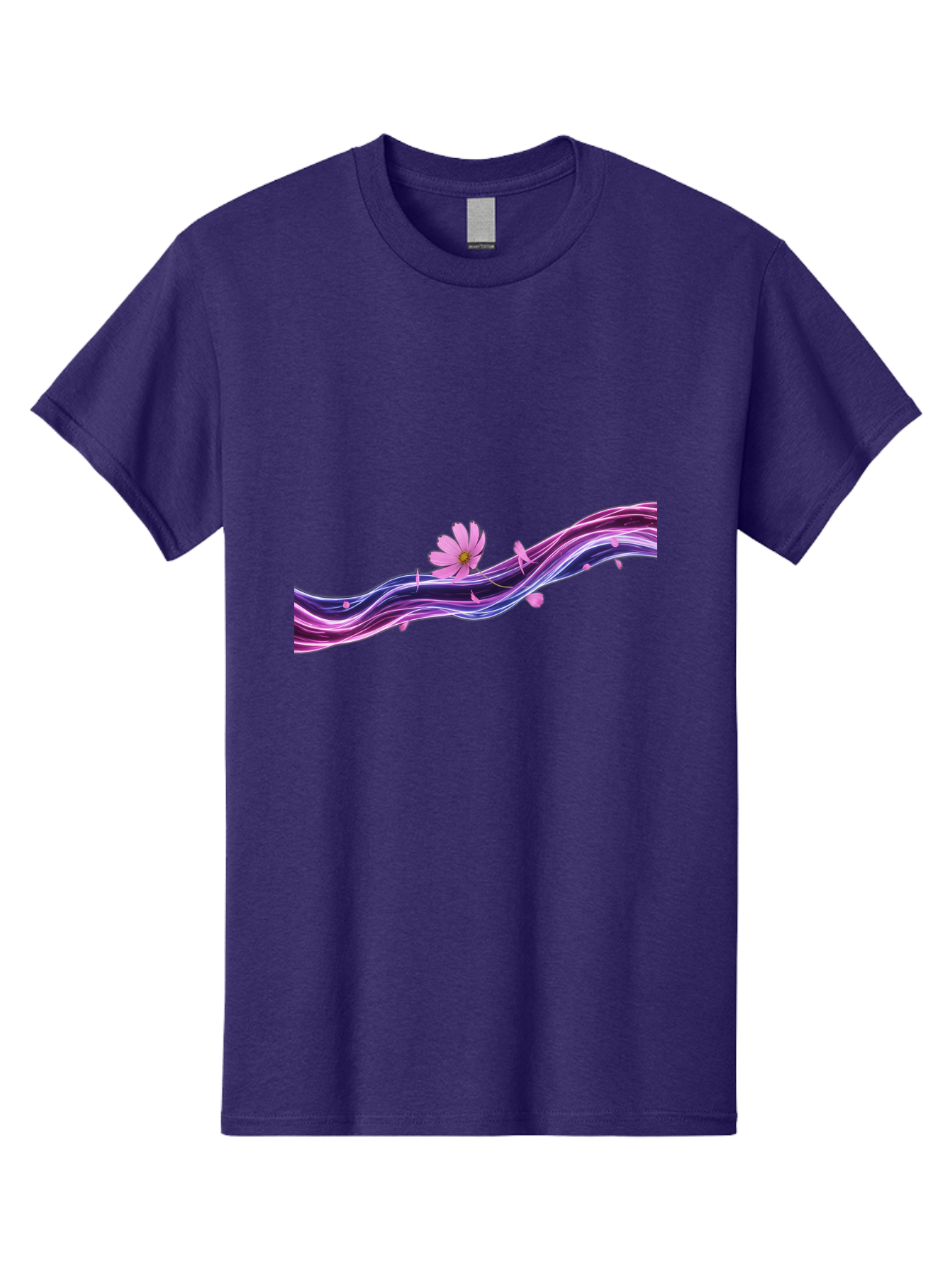 Pink-Fluid-Flower Men'S Graphic Tee, 100% Cotton, Comfortable Casual Summer Wear, Machine Washable, Vintage Camera, Old Camera, Antique Camera, Black Camera, Classic Photography, Photography Equipment, Nostalgic Device, Film Camera, Camera Art Baj194