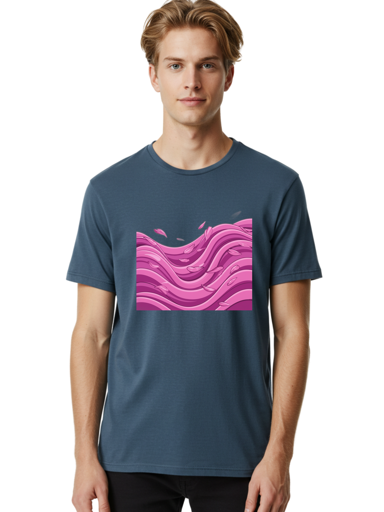 Pink-Waves Men'S Graphic Tee, 100% Cotton, Comfortable Casual Summer Wear, Machine Washable, Vintage Camera, Old Camera, Antique Camera, Black Camera, Classic Photography, Photography Equipment, Nostalgic Device, Film Camera, Camera Art Baj197